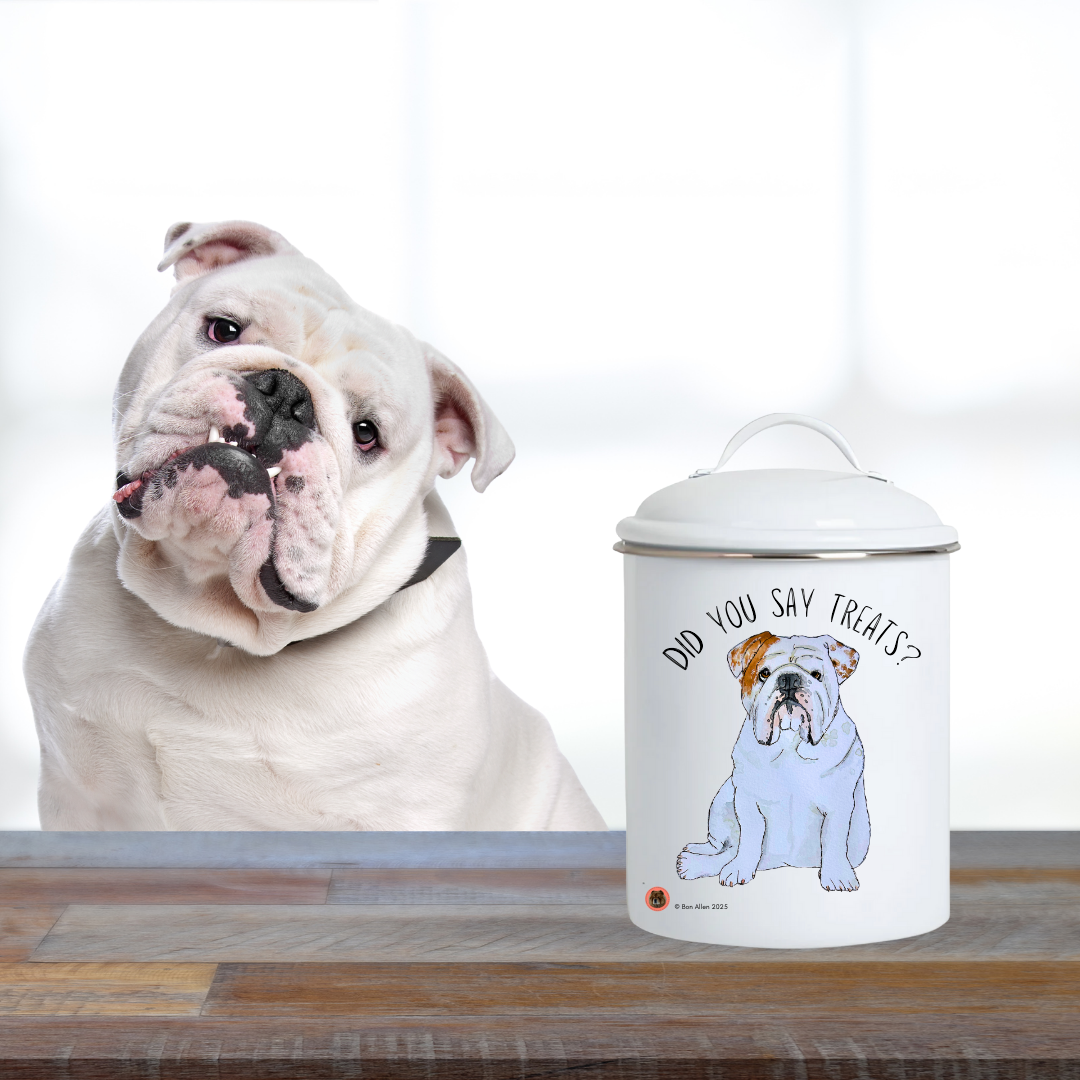 Bulldog Treat Vault – Guarded by a Furry Road Drill!