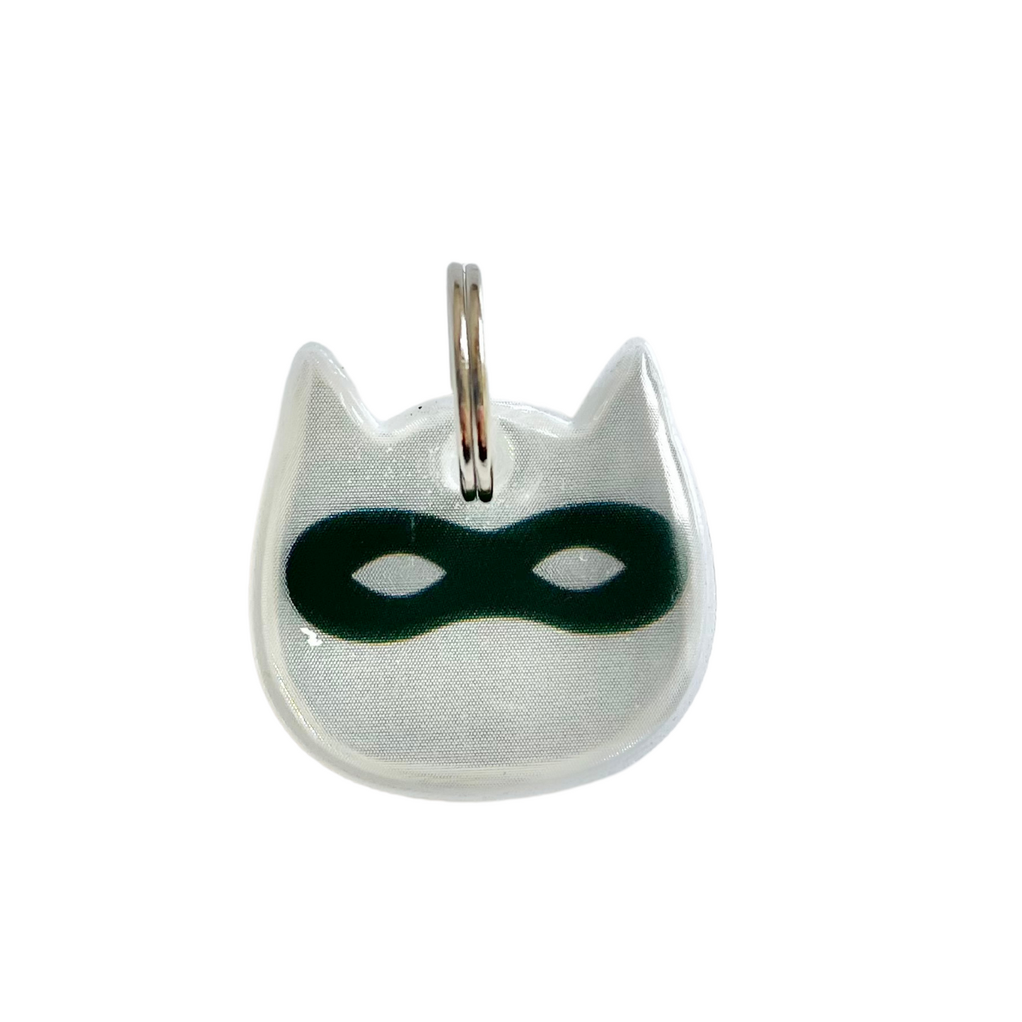 KITTYRAMA SILVER NINJA CAT CHARM – Reflective, Safe, High Visibility