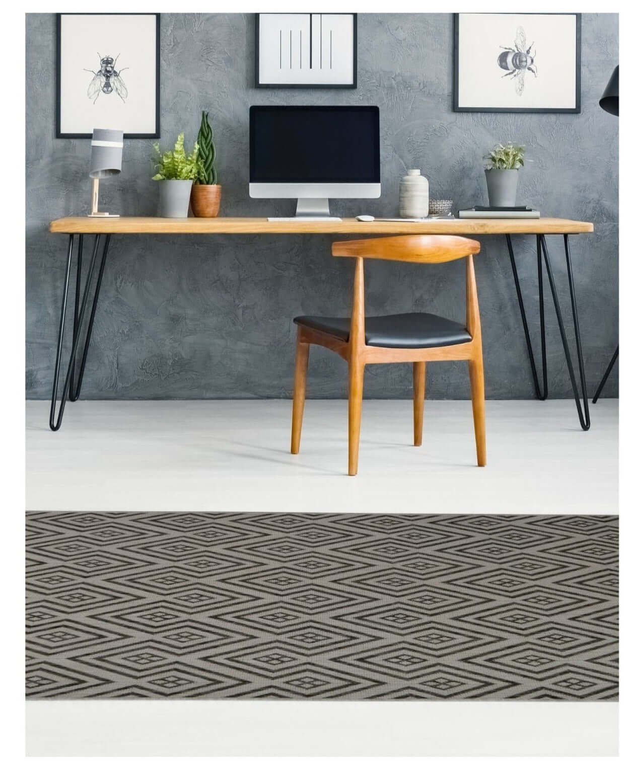 County Geo Grey Indoor/Outdoor Rug | 11344A