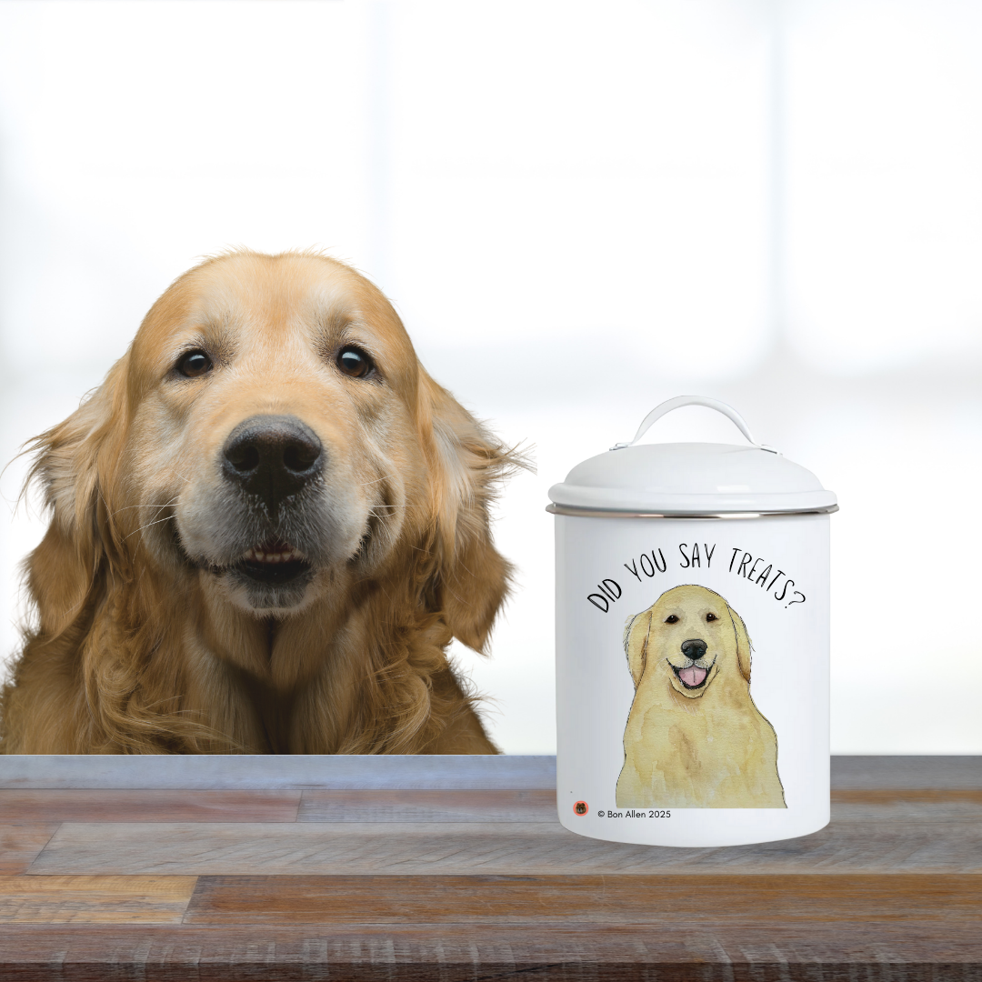 Golden Retriever’s Secret Snack Stash