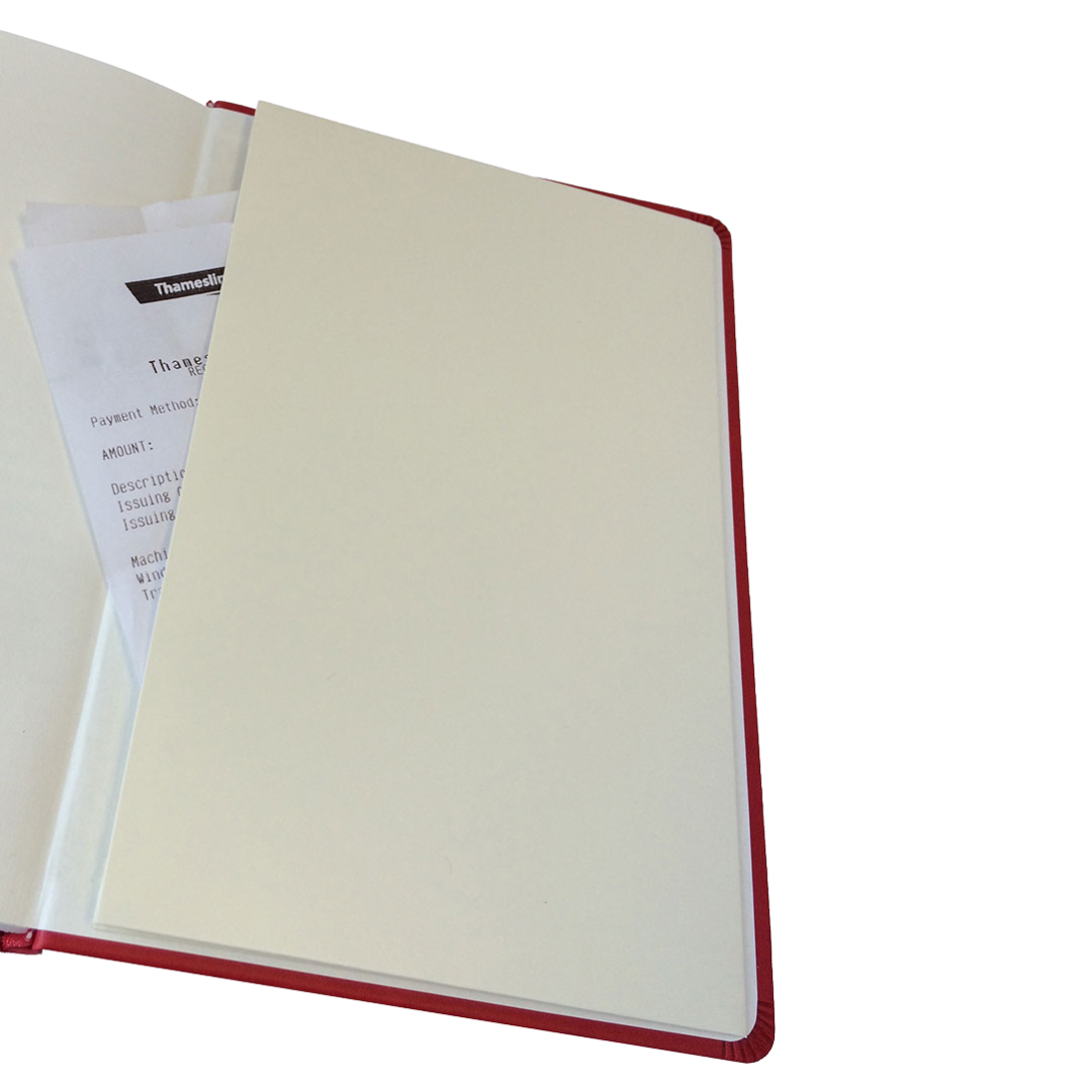 The Economist A5 Soft Touch Notebooks - Ruled - Red
