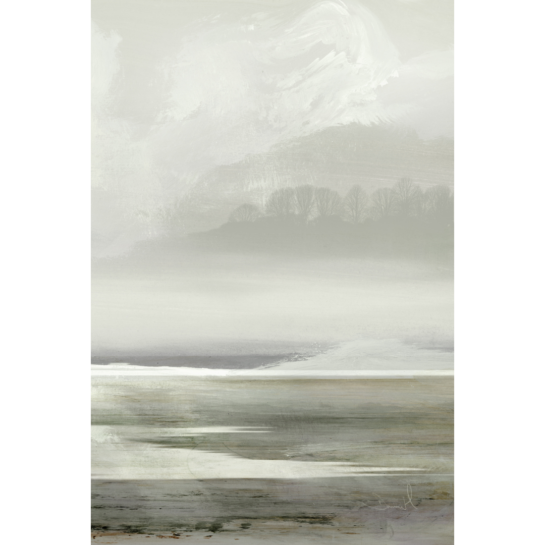 Lakes No2 Framed Printed Canvas