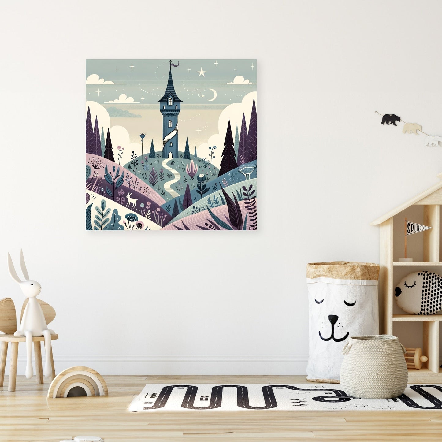 Mystic Tower Canvas