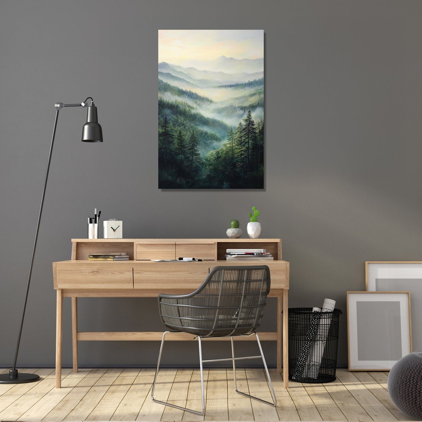 Blue Ridge Misty Canvas