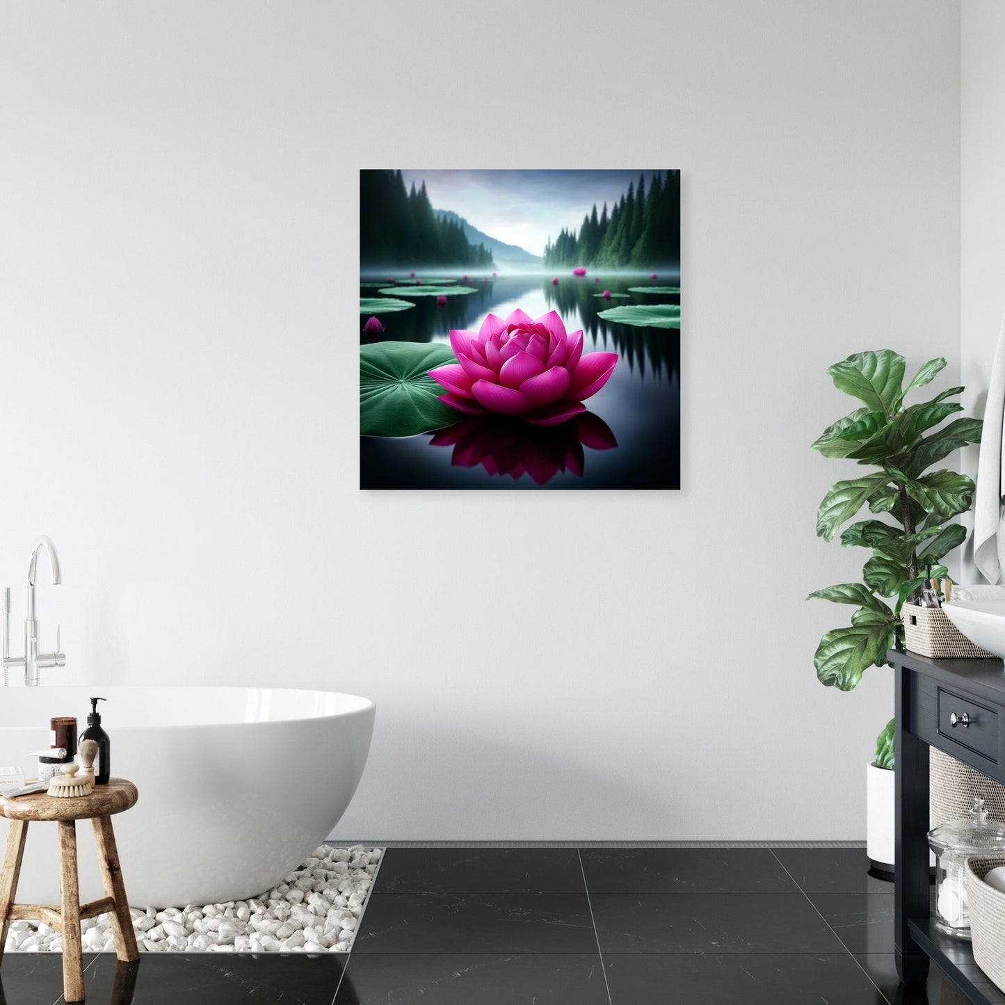 Lotus Tranquility Canvas