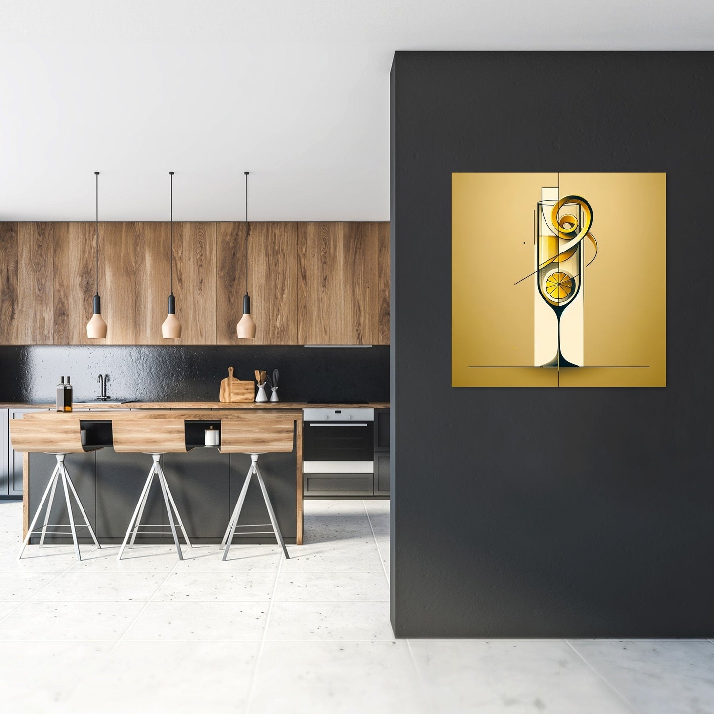French 75 Minimalist Canvas
