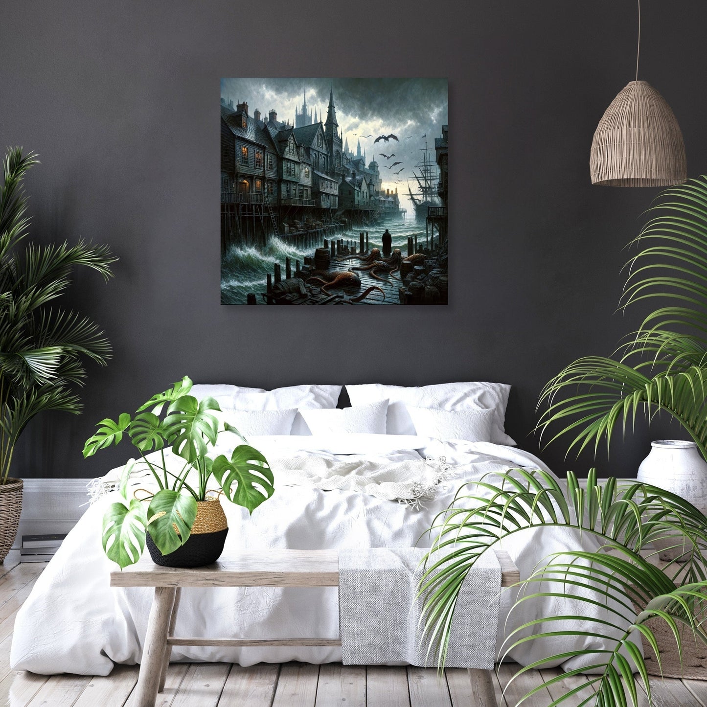 The Shadow Over Innsmouth Canvas