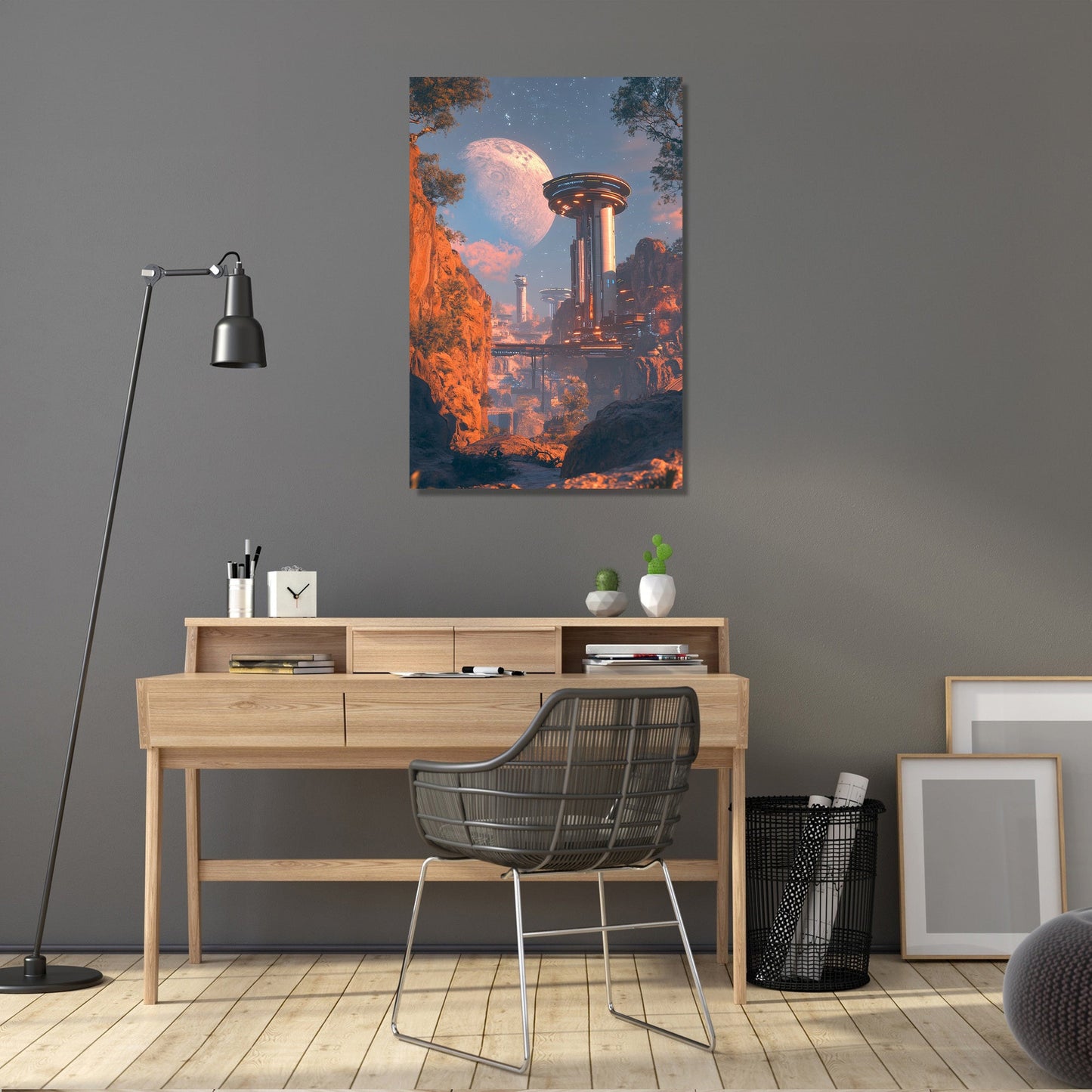 Futuristic Colony Canvas