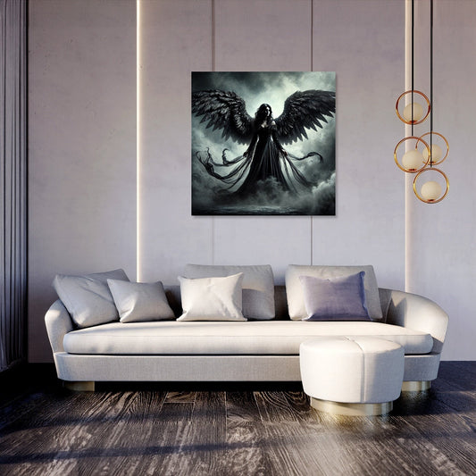 Gothic Angel of Darkness Canvas