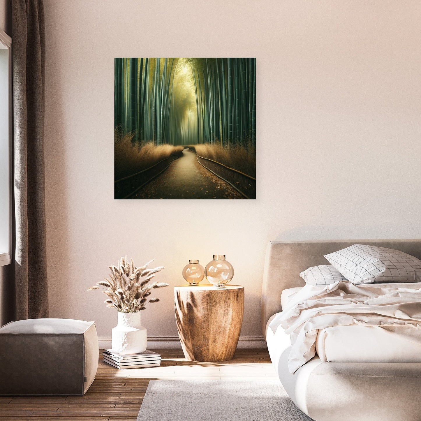 Serene Bamboo Grove Canvas