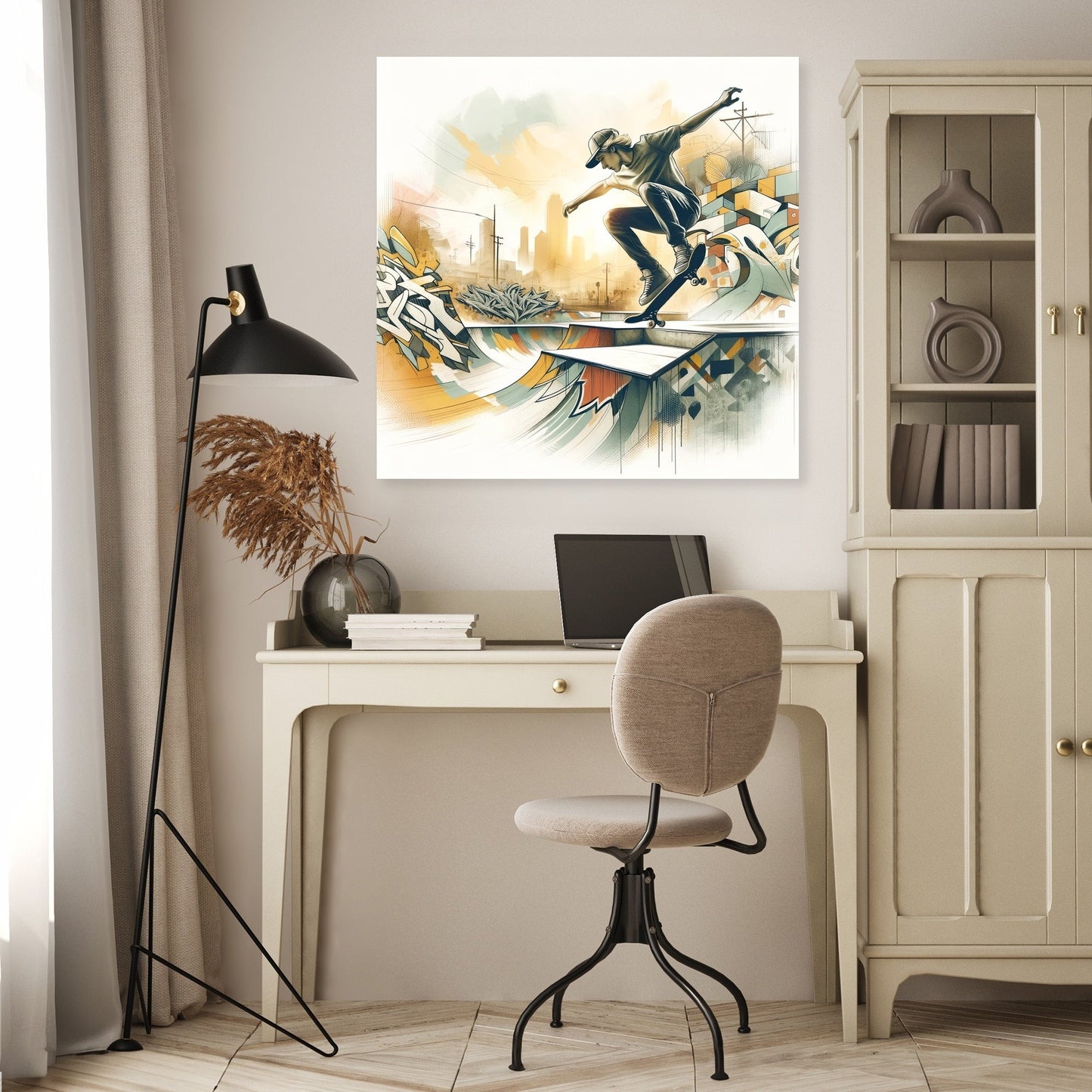 Skate and Spray Canvas