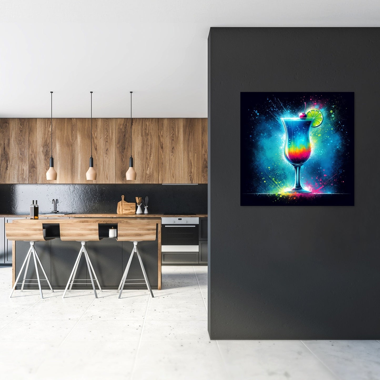 Midnight Cocktail Canvas