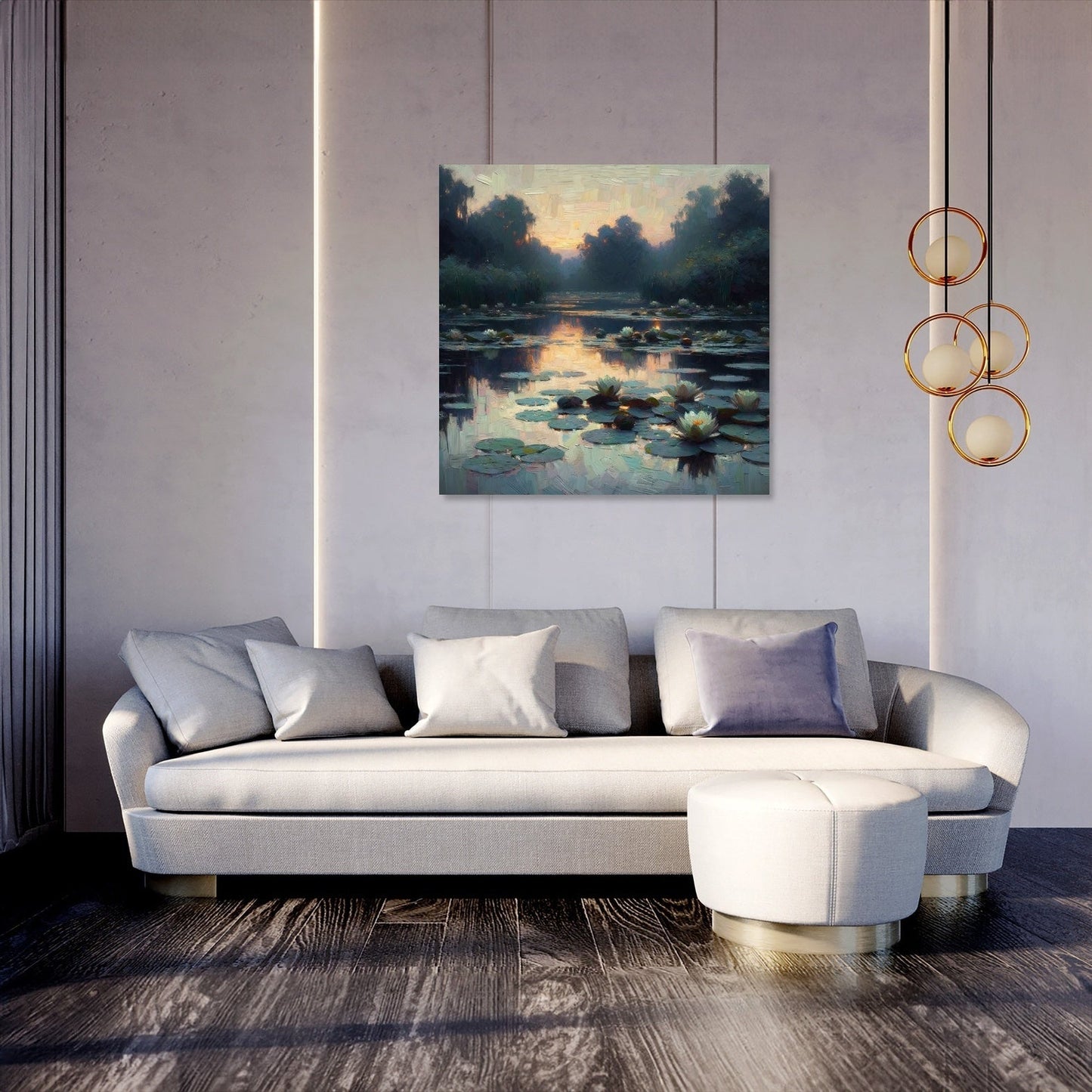Evening Lilies Canvas