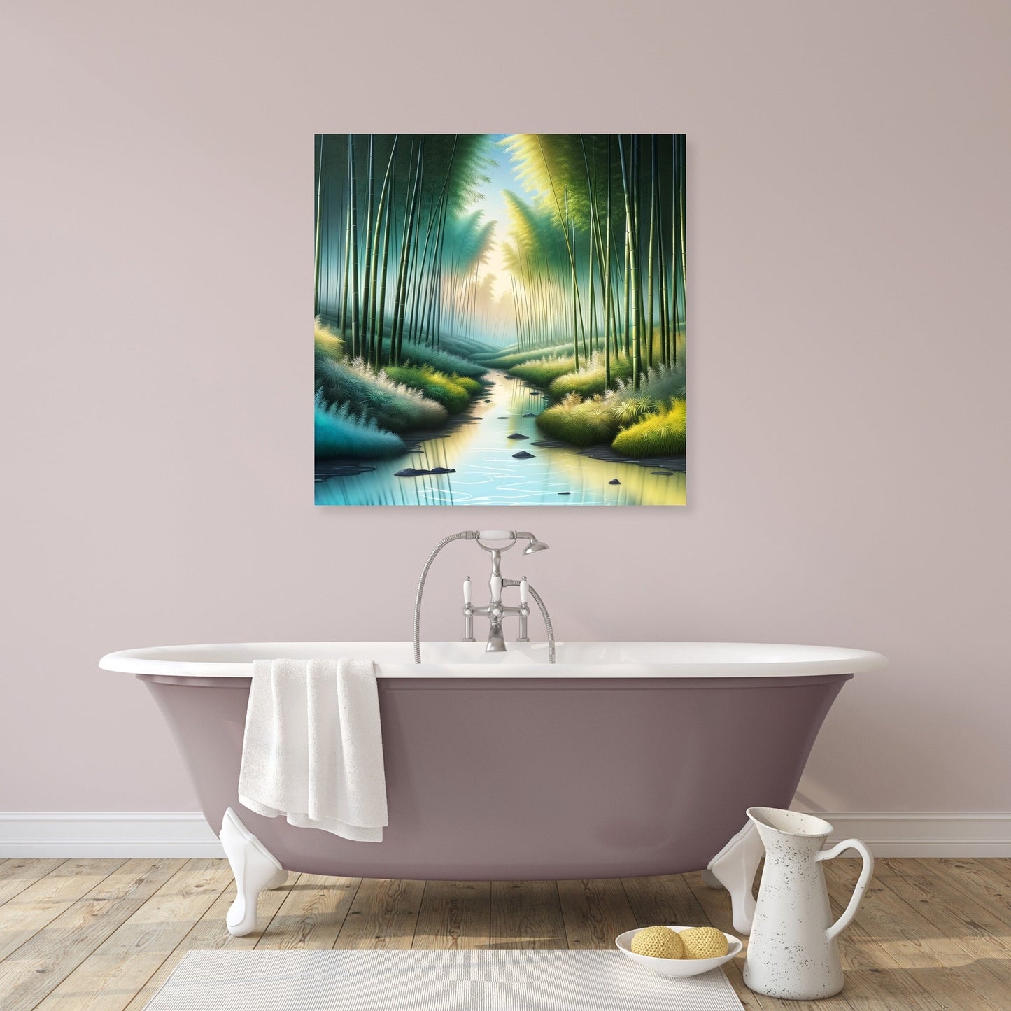 Bamboo Grove Serenity Canvas