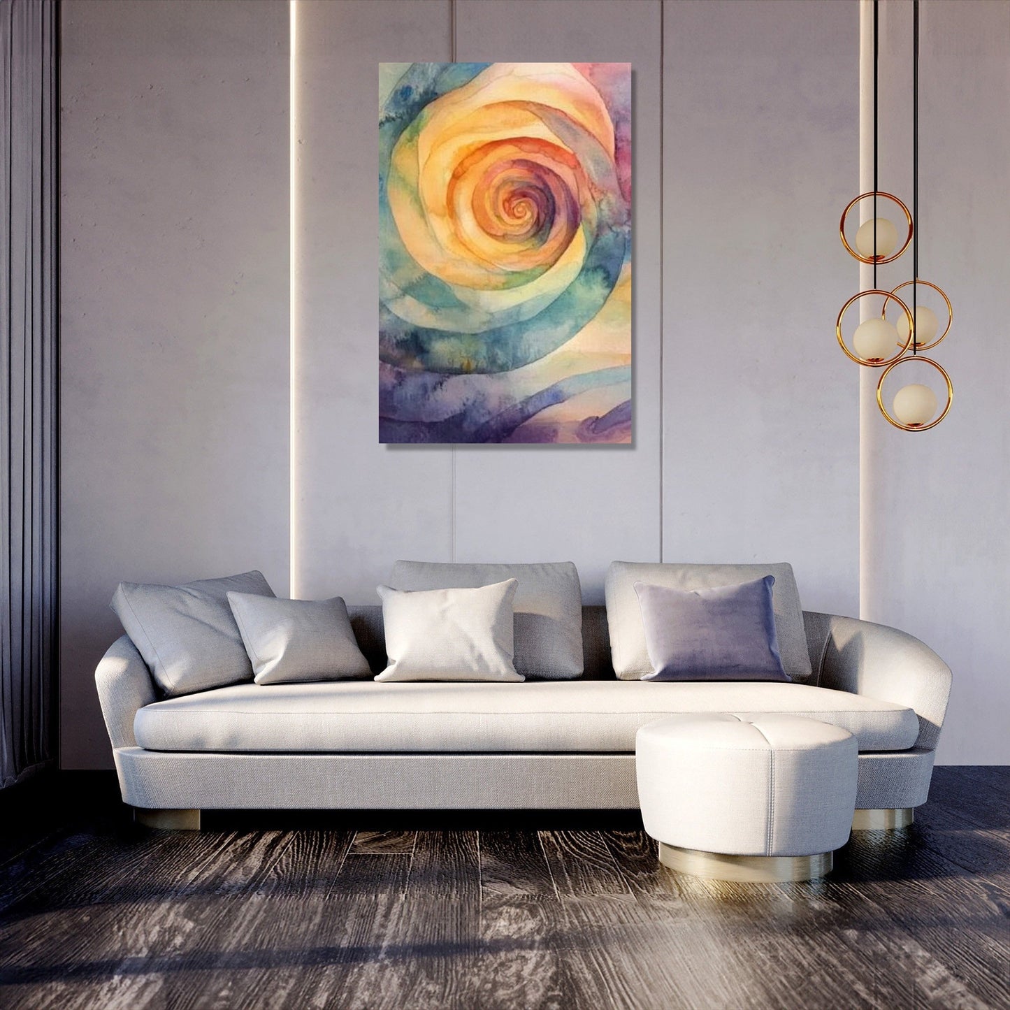 Infinite Reflection Canvas