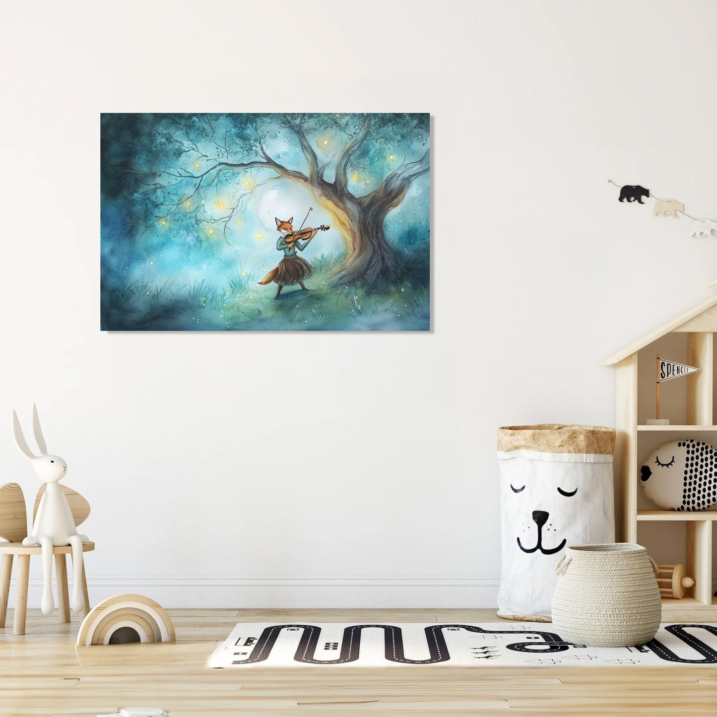 Fox's Melody Canvas