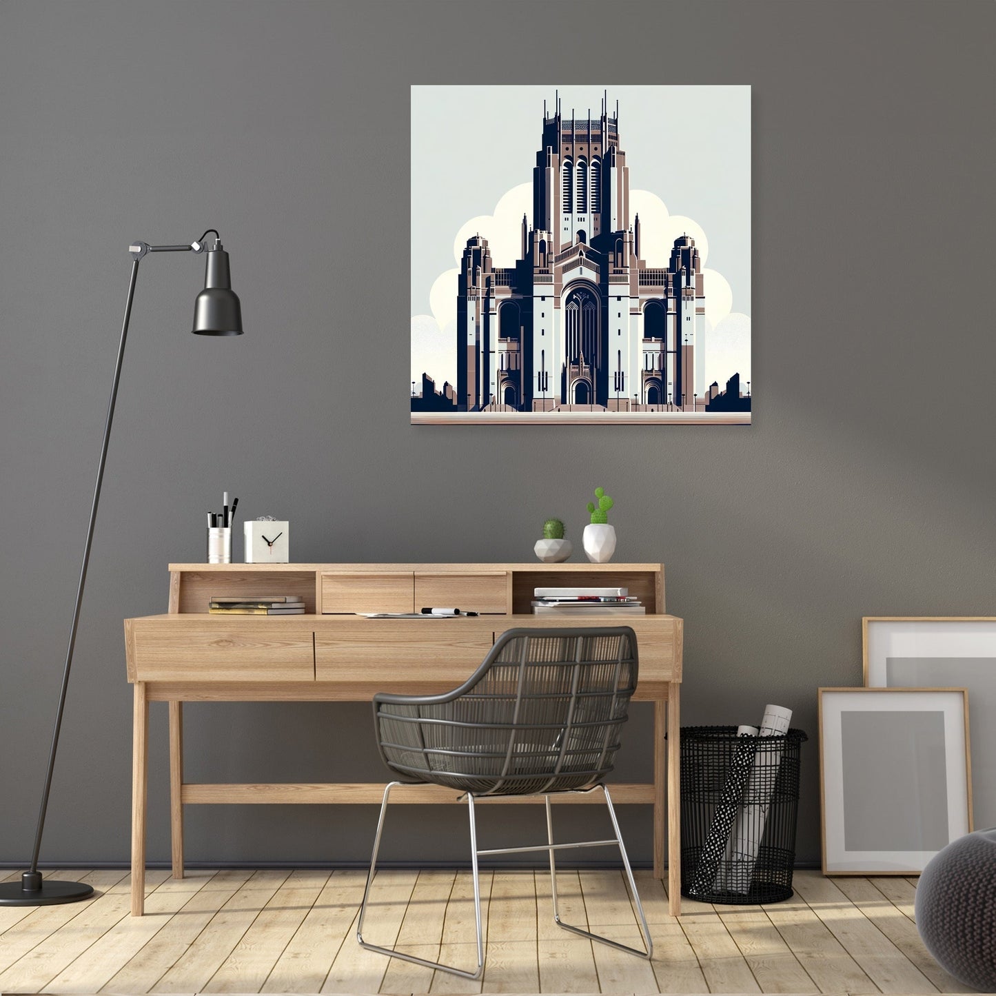 Liverpool Cathedral Minimalist Essence Canvas