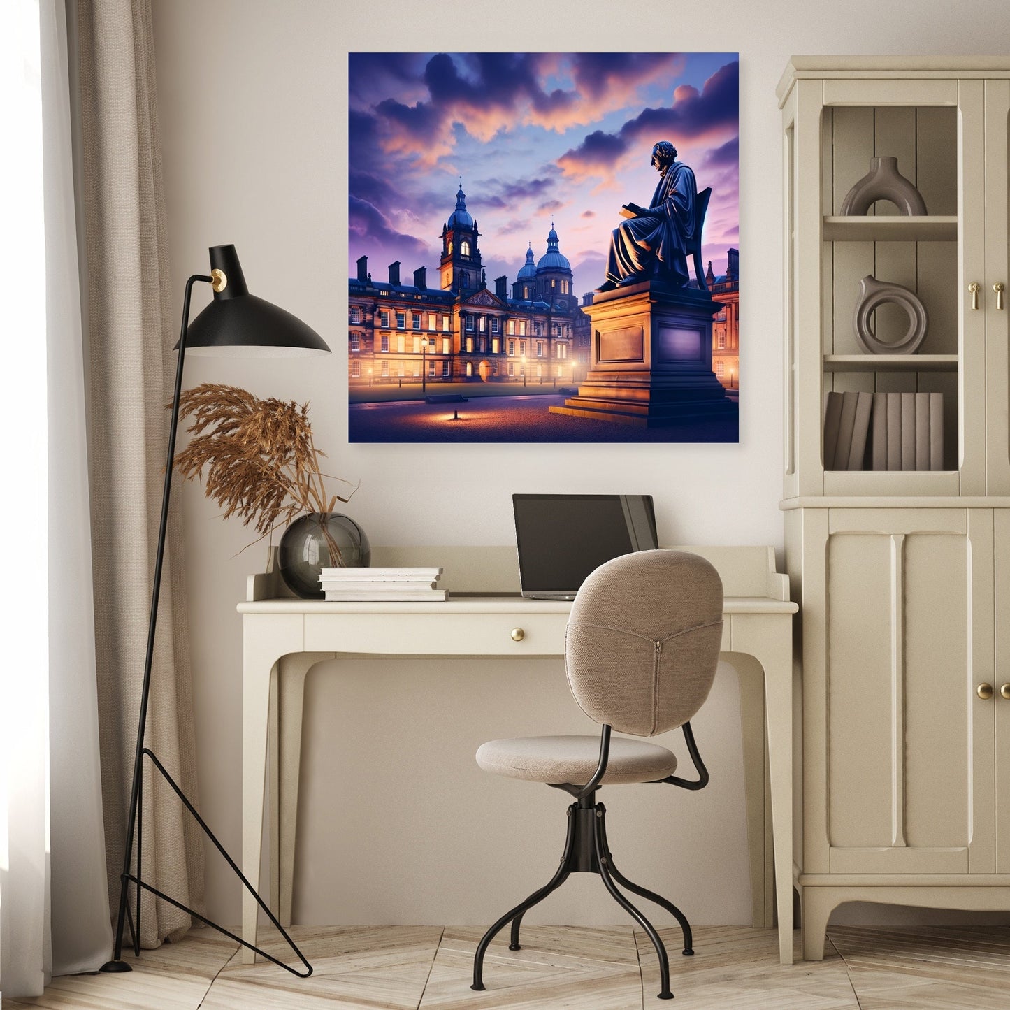 Scholar's Twilight at Newcastle Canvas