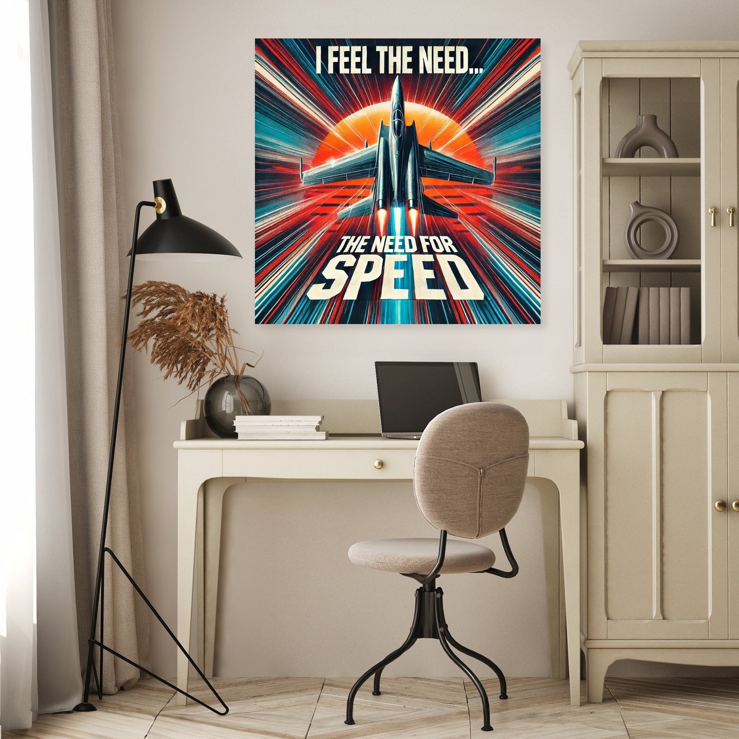 Sunset Velocity Canvas