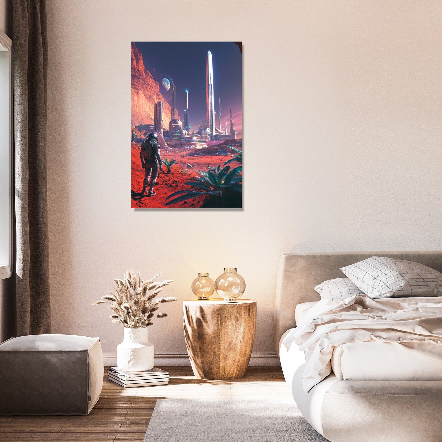 Martian Cityscape Canvas