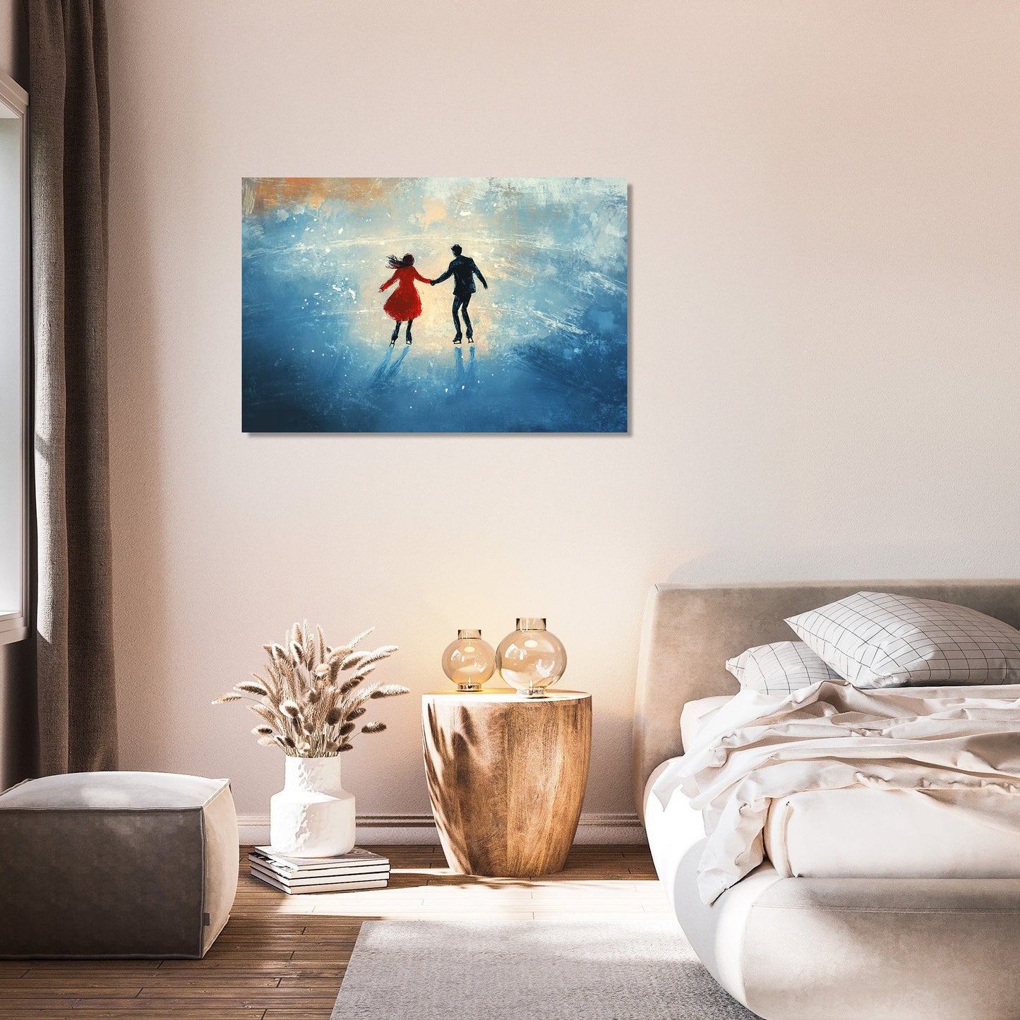 Skating Companions Canvas