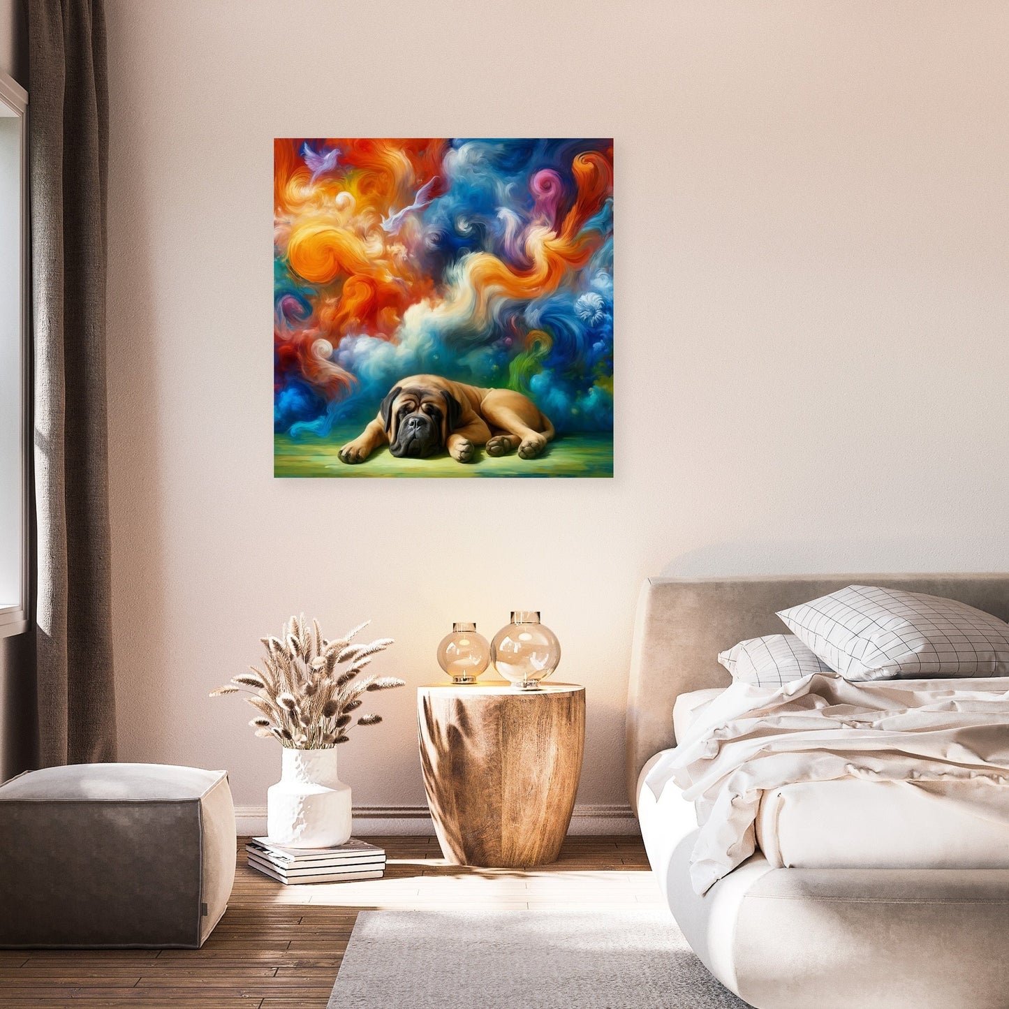 Dreamer's Realm Bullmastiff Canvas