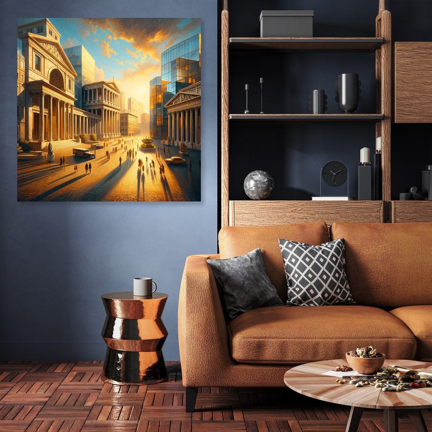 Harmonic Piazza Glow Canvas