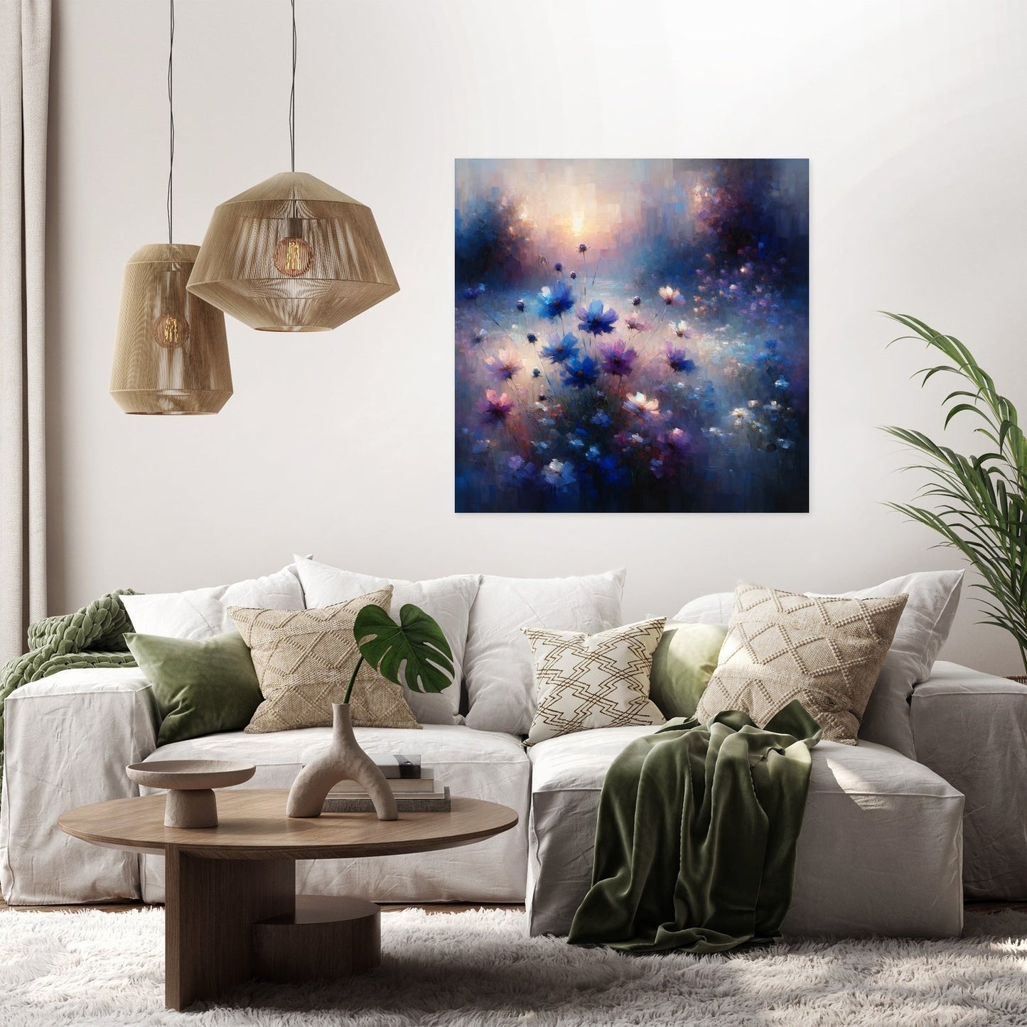 Twilight Bloom Serenity Canvas
