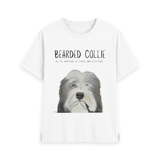 The Hairicane Vibes – Bearded Collie Relaxed Fit Tee