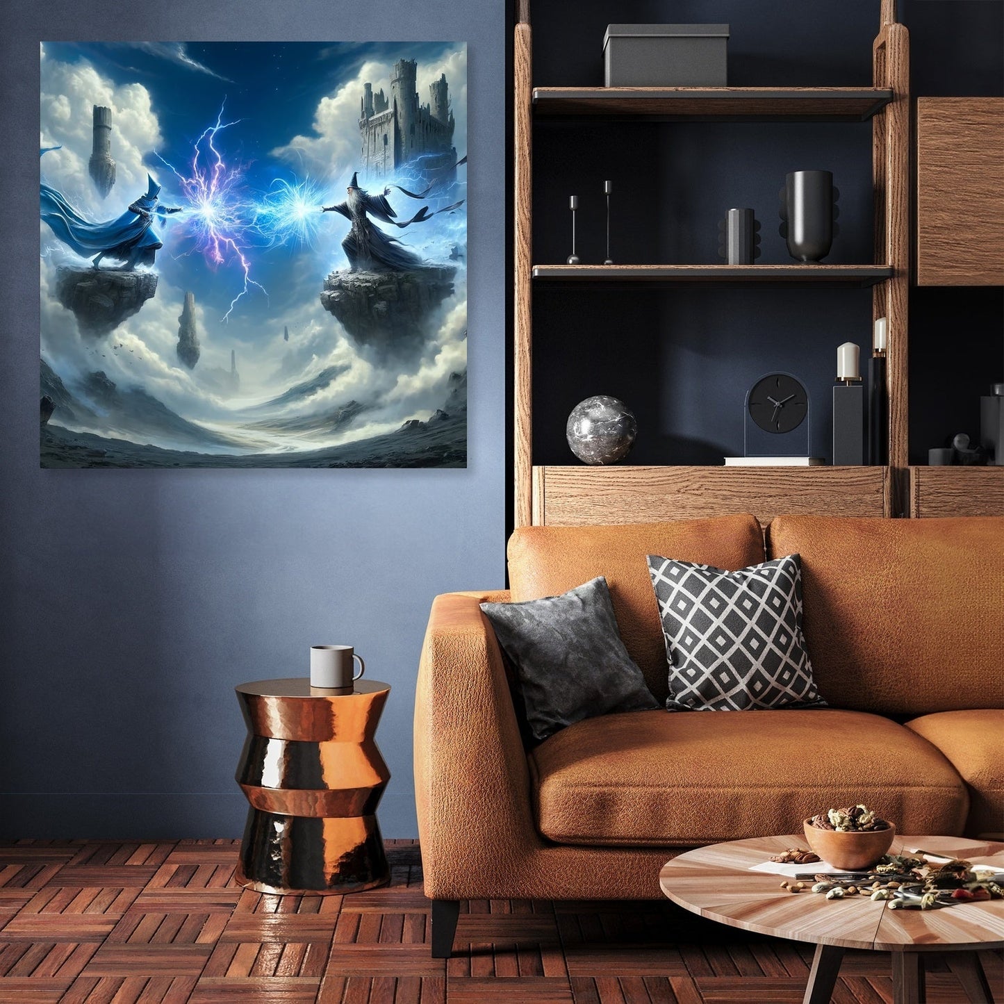 Sky High Wizard Duel Canvas