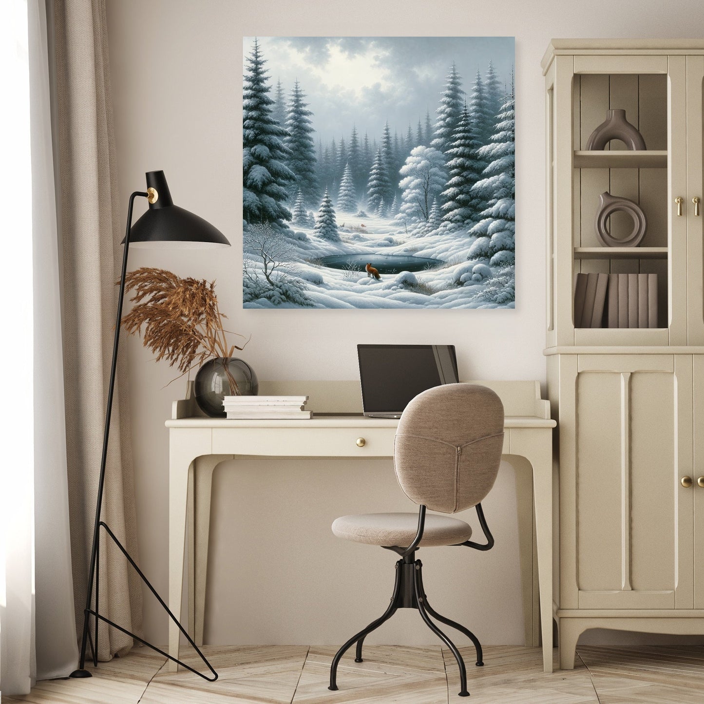 Winter's Whisper Canvas