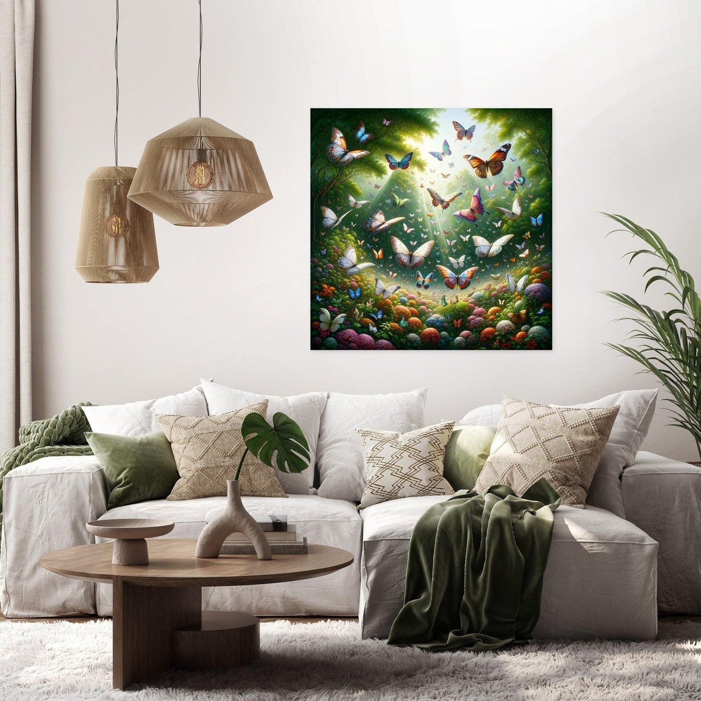 Butterfly Garden Dance Canvas