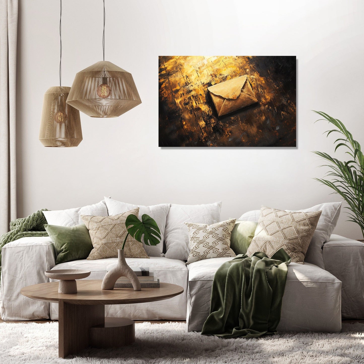 Forgotten Letters Luminescent Canvas