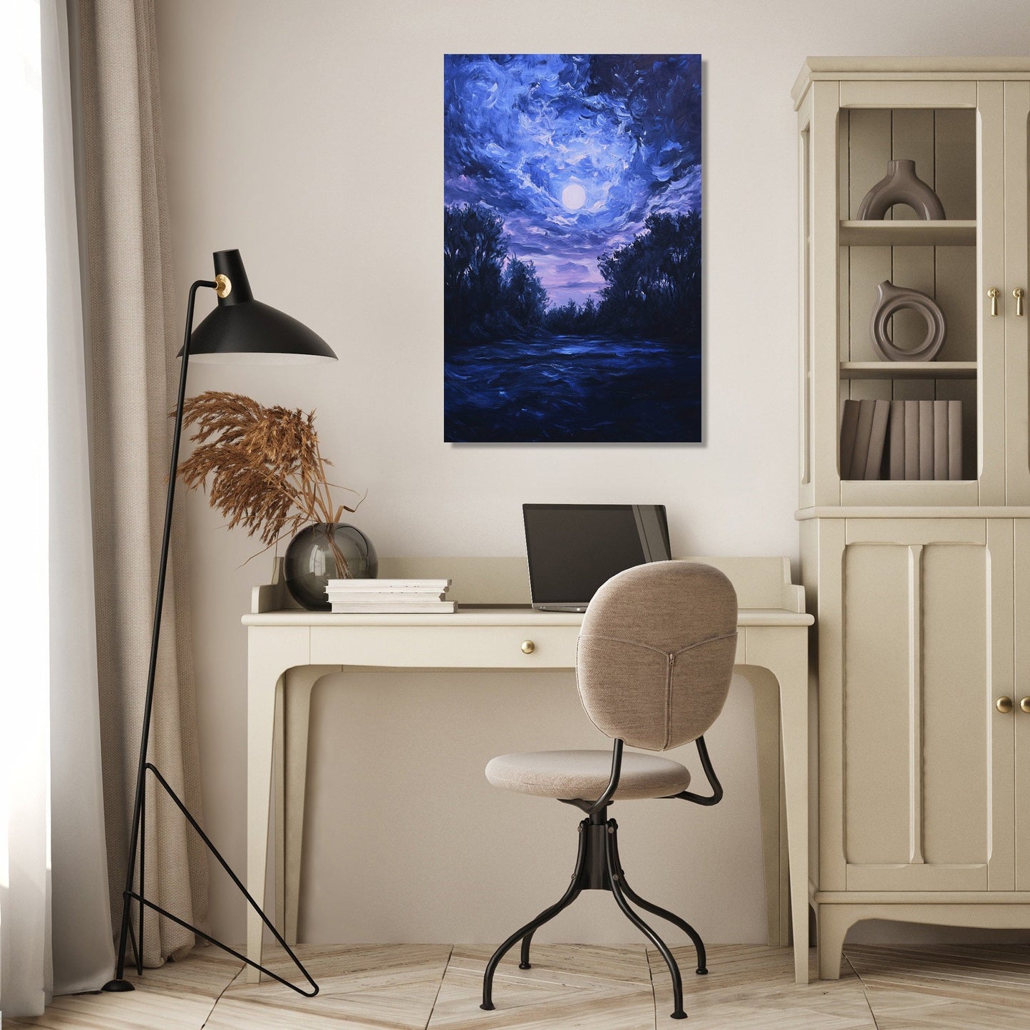 Starlit Solitude Canvas