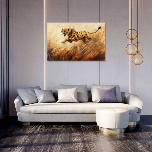 Cheetah's Pursuit Canvas