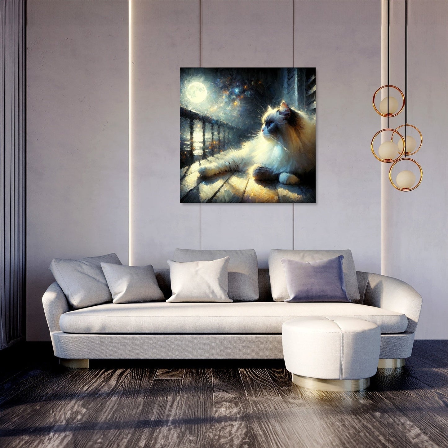 Moonlit Serenity Canvas