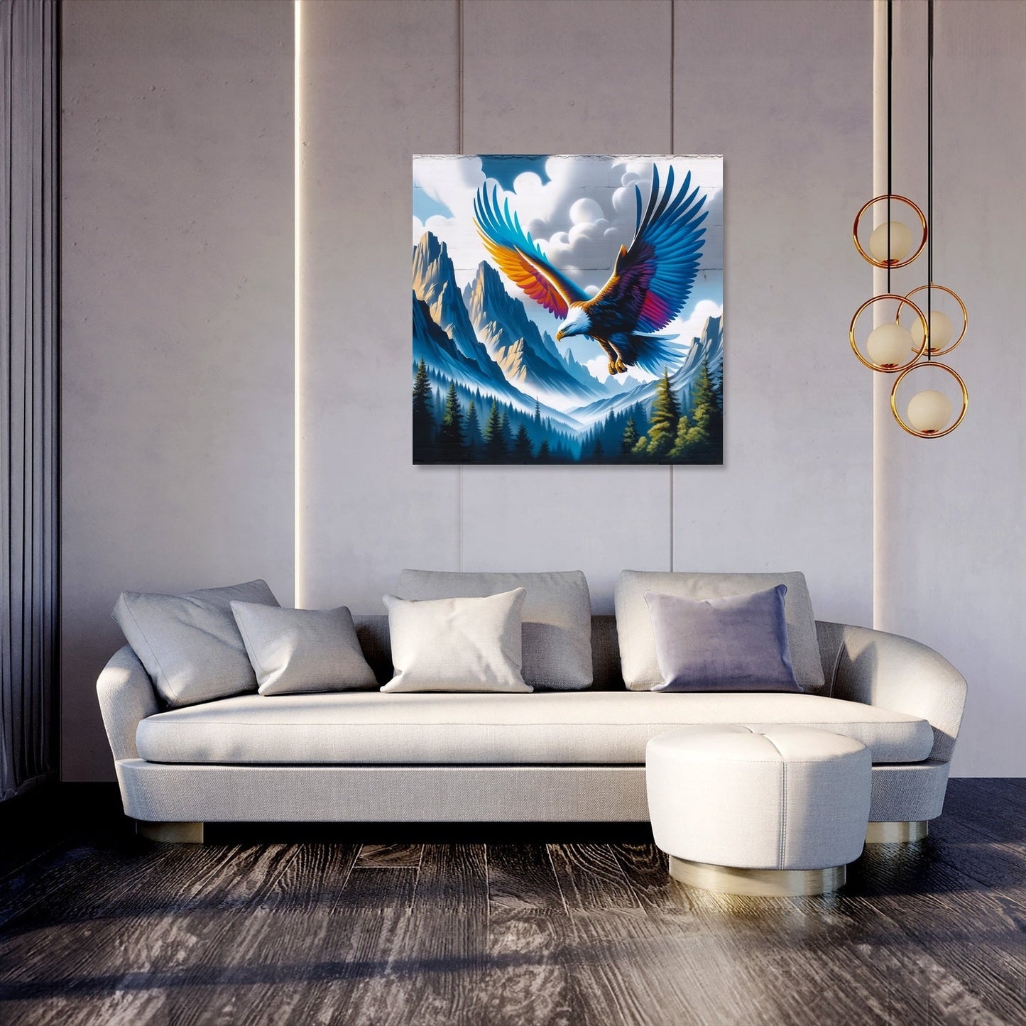 Majestic Soaring Eagle Canvas
