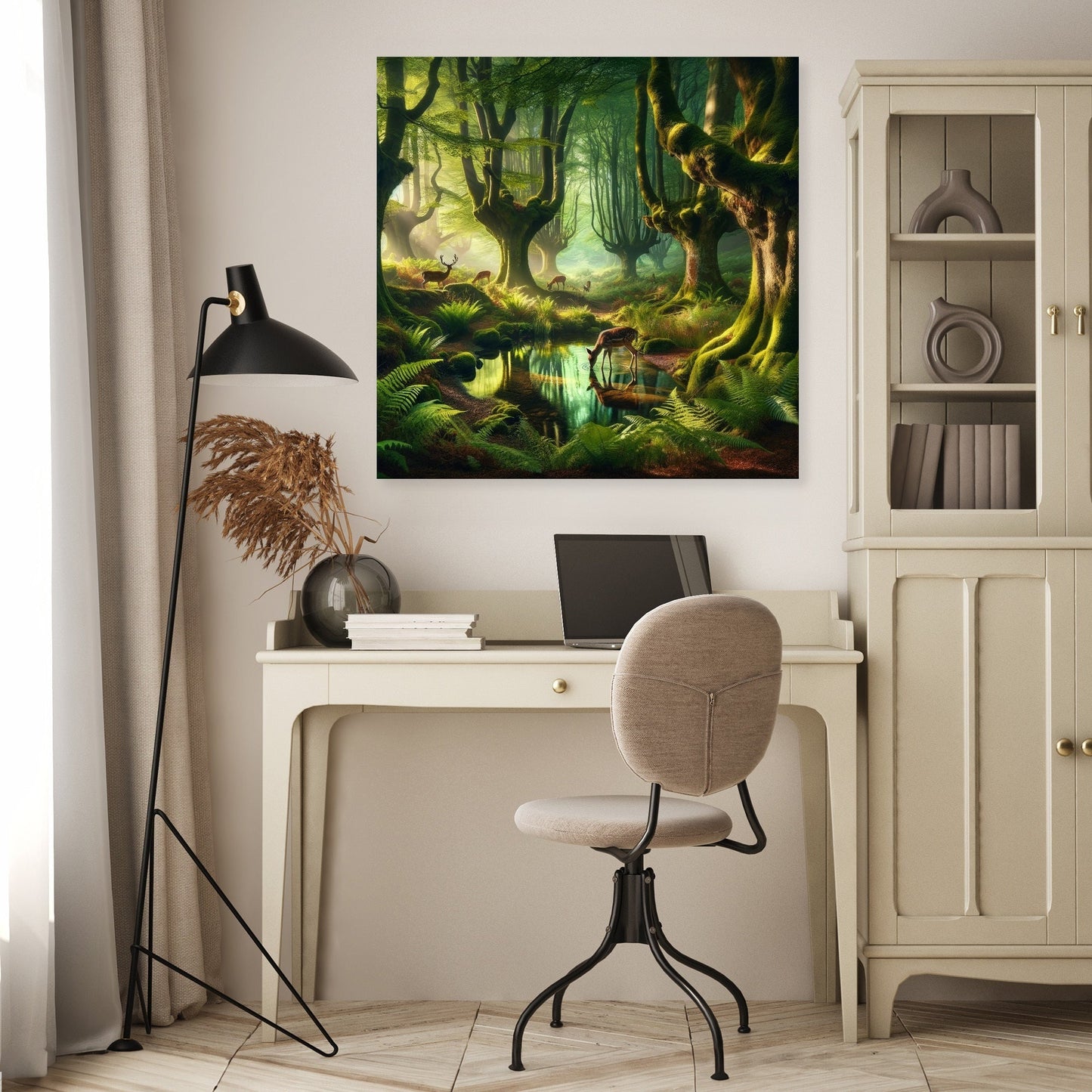 Enchanted Forest Pool Canvas