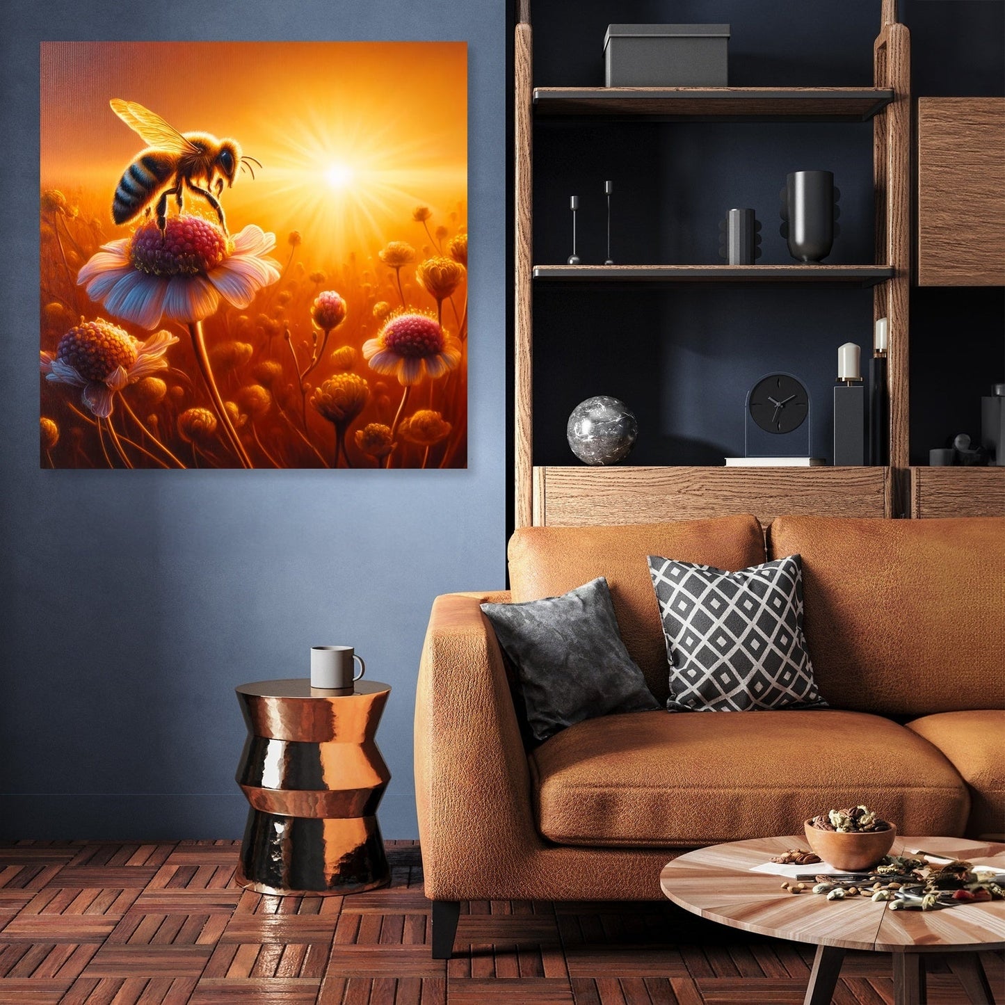 Sunset Journey Bee Canvas