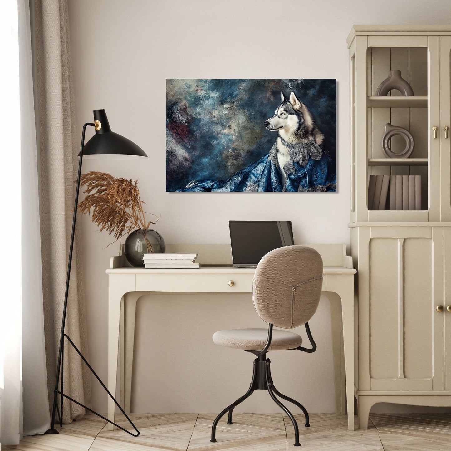 Husky Elegance Canvas