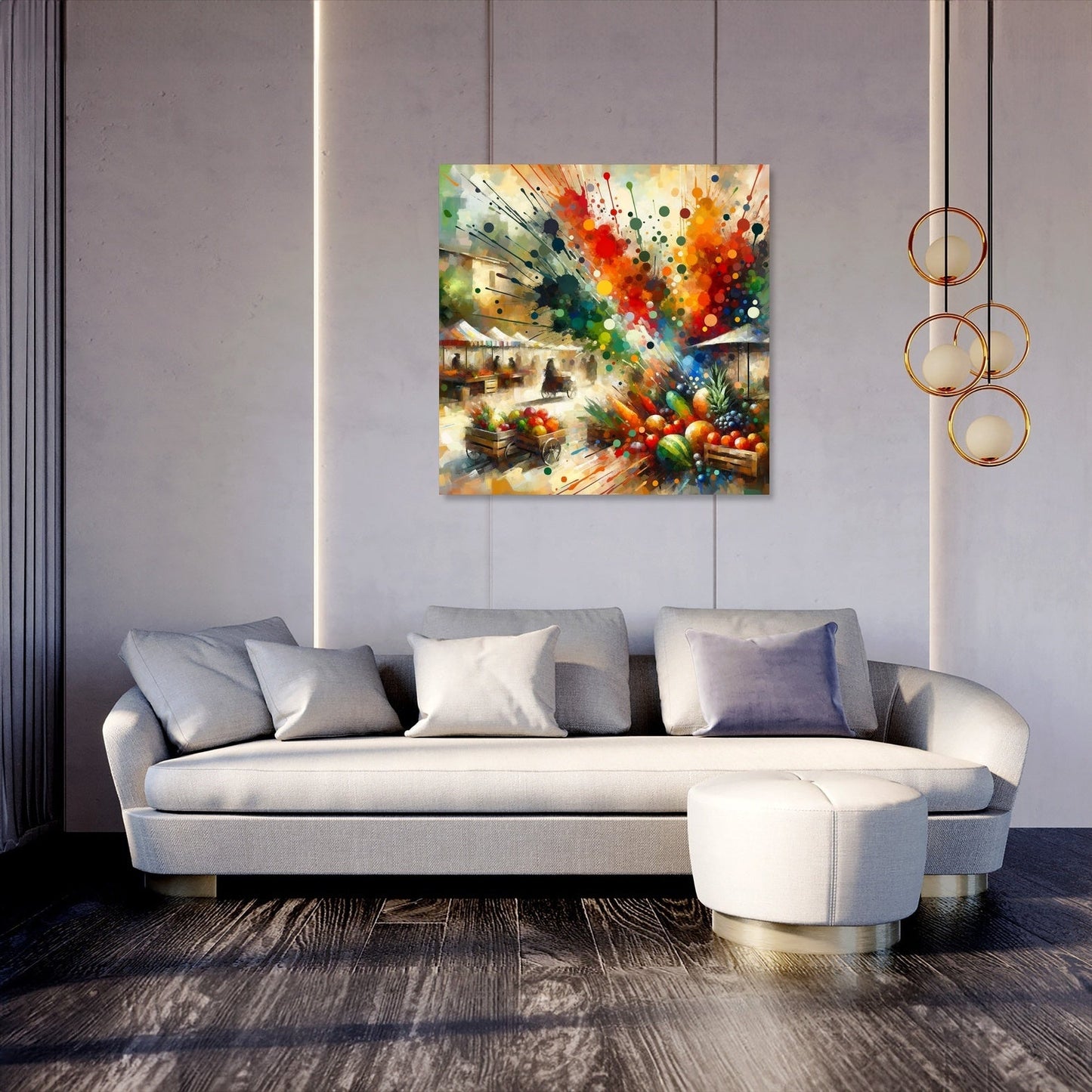 Farmers Market Fiesta Canvas