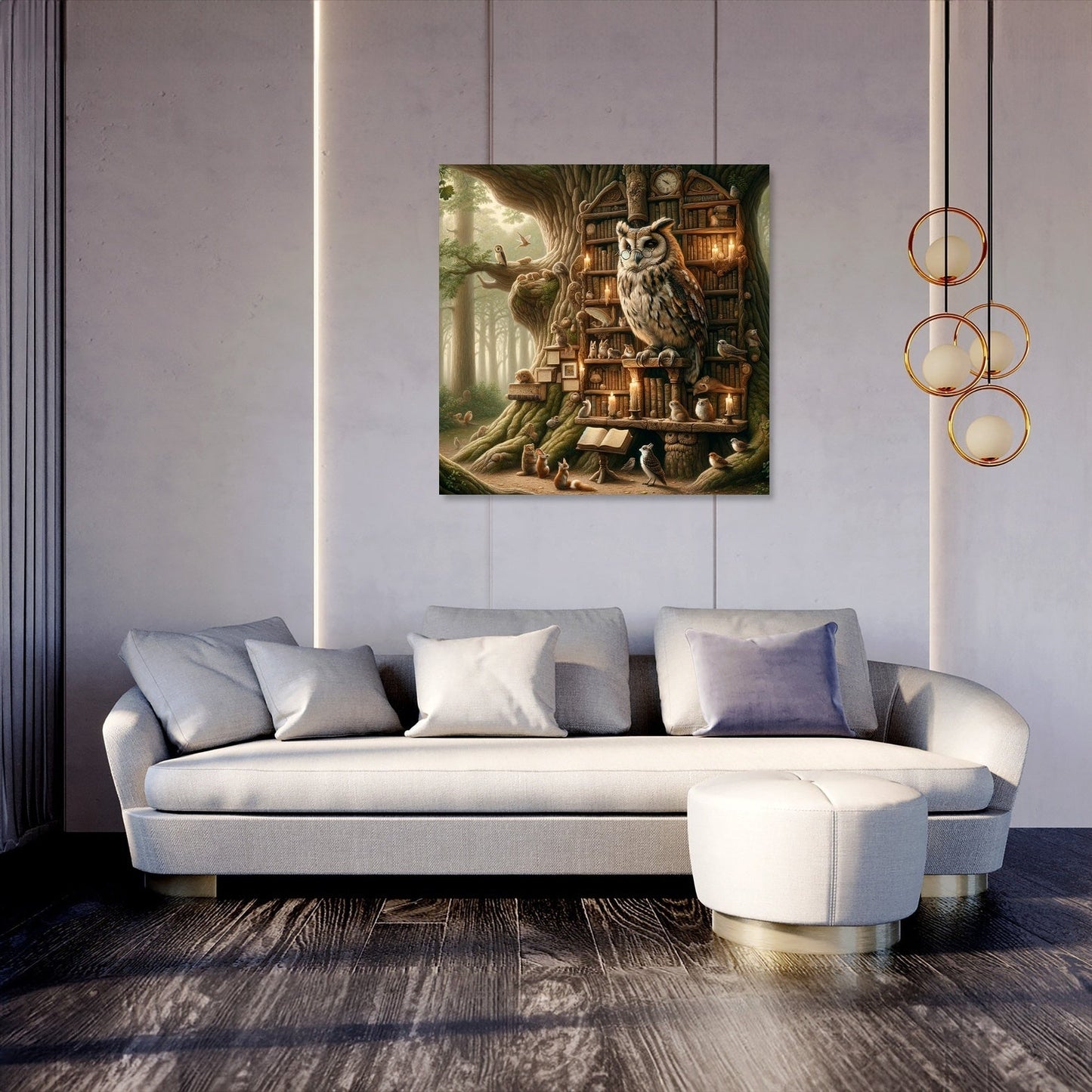 Enchanted Owl Canvas
