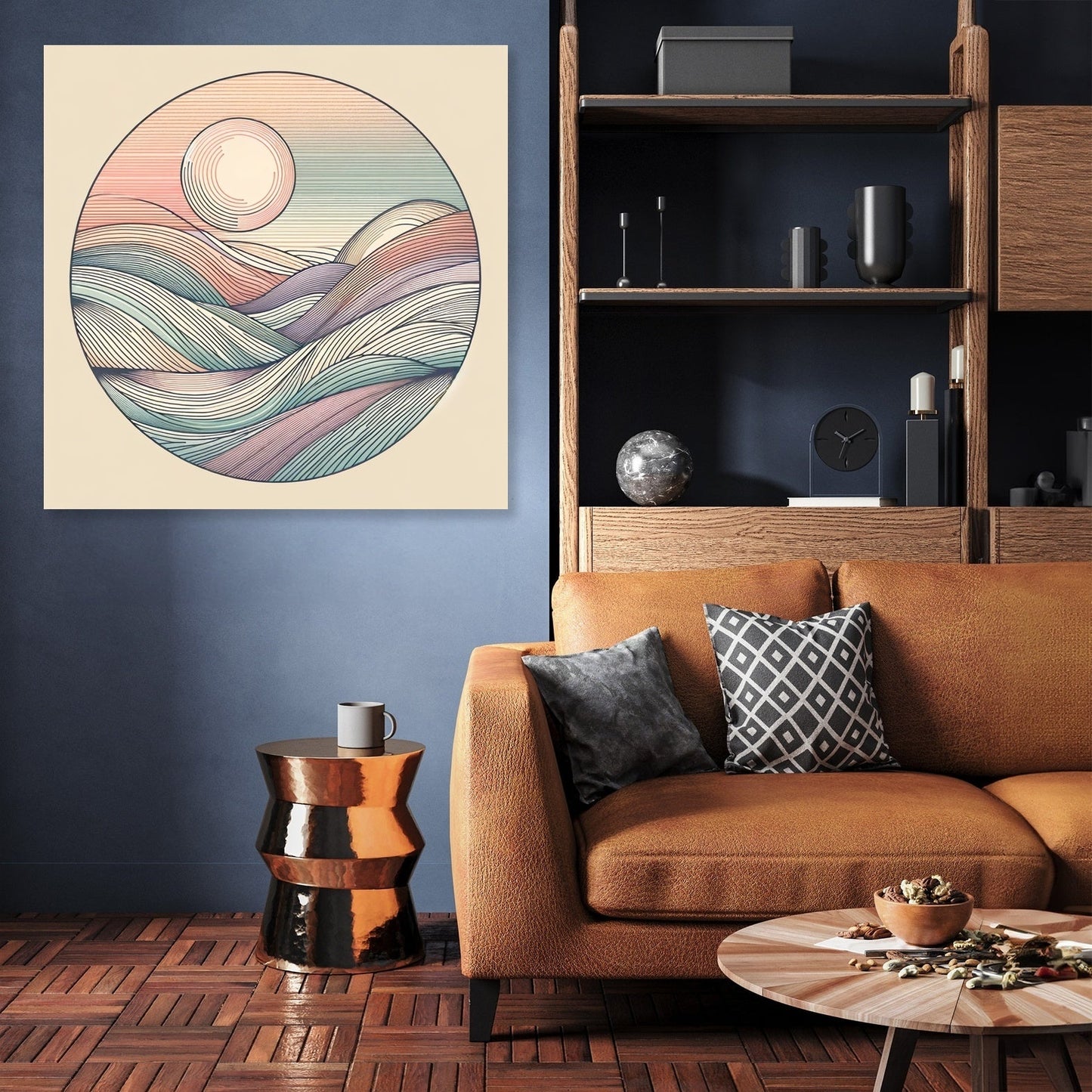 Pastel Serenity Canvas