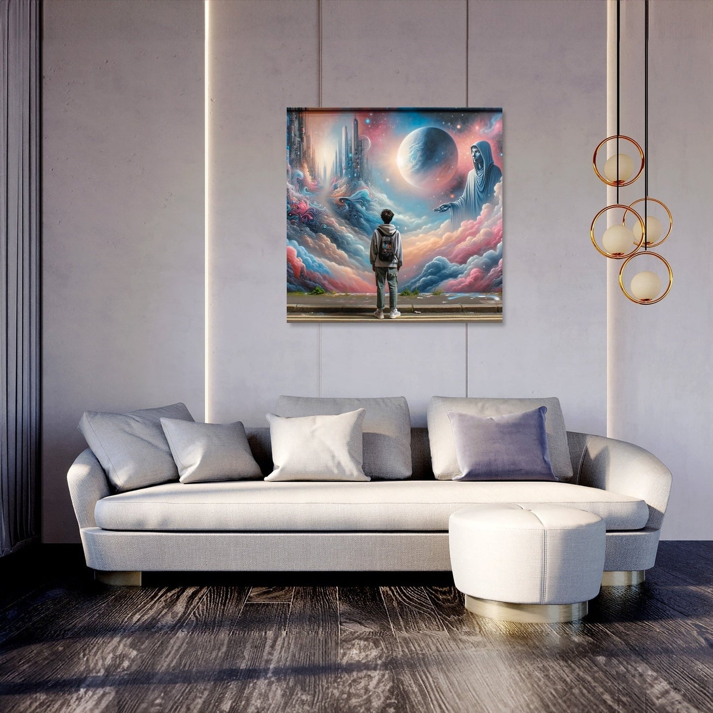 Urban Canvas of Dreams Canvas