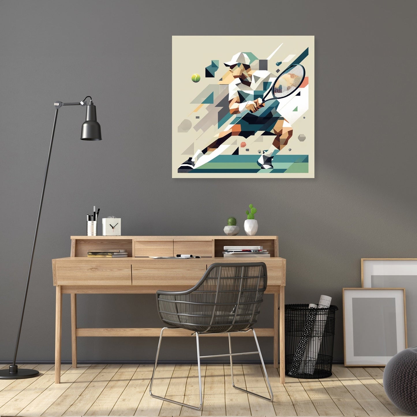 Dynamic Tennis Canvas