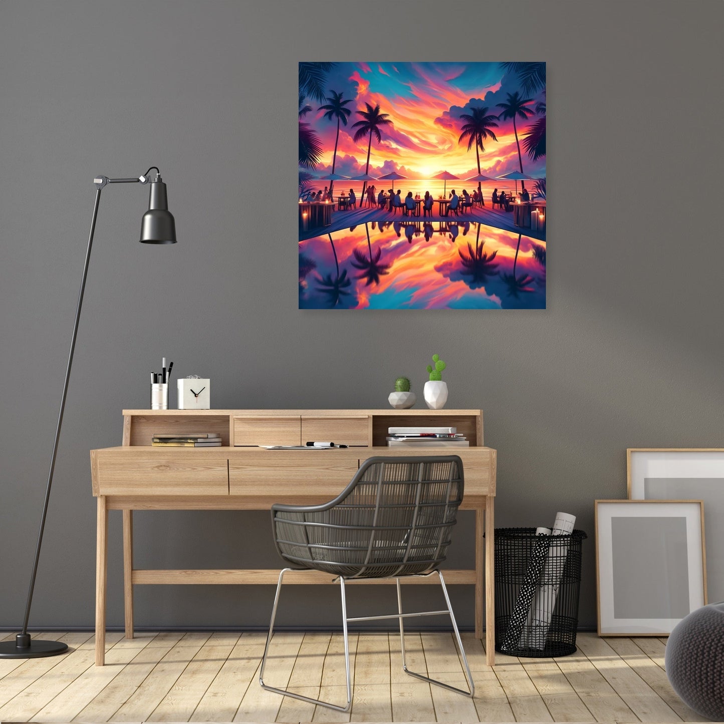 Summer Beach Bar Bliss Canvas