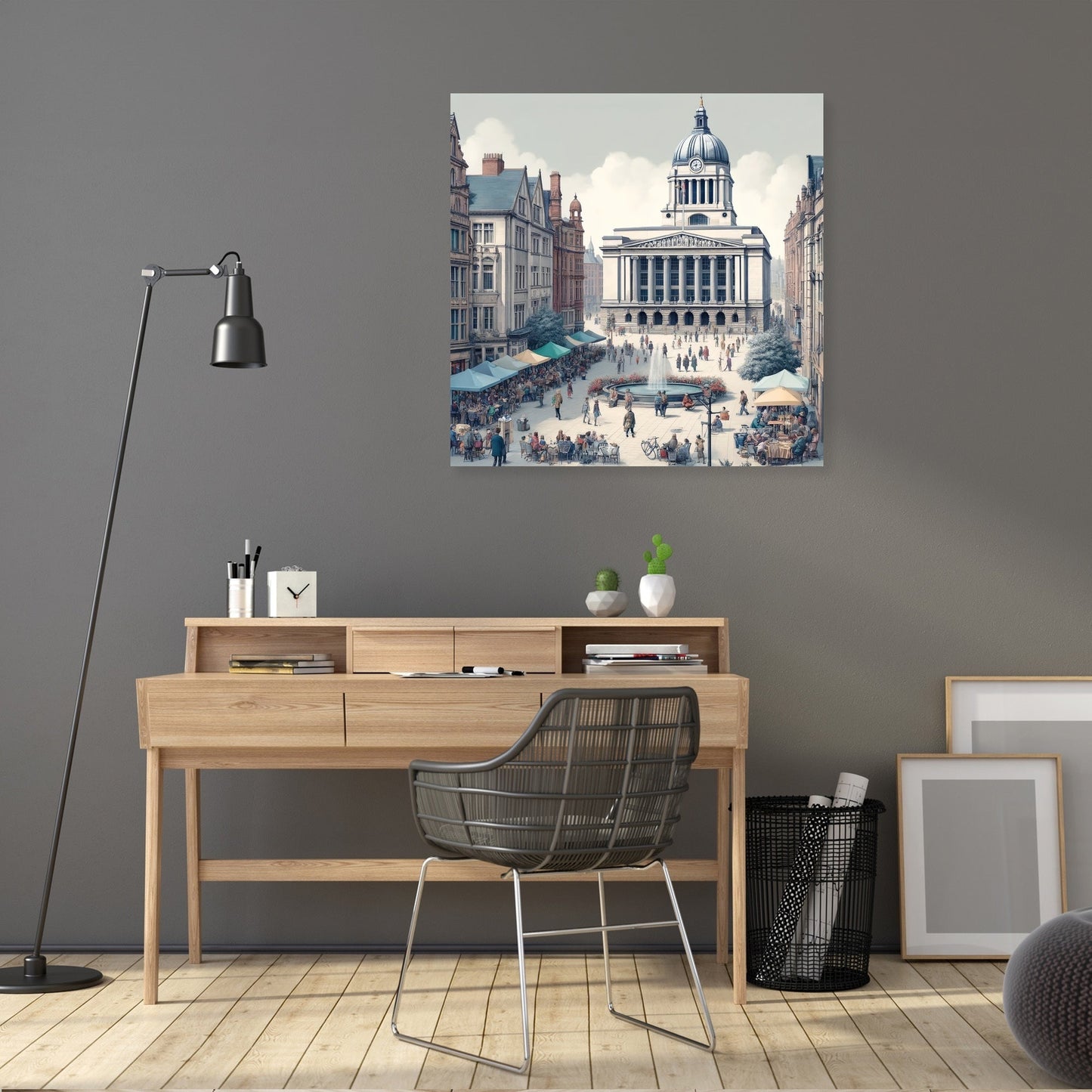 Old Market Square Nottingham Canvas