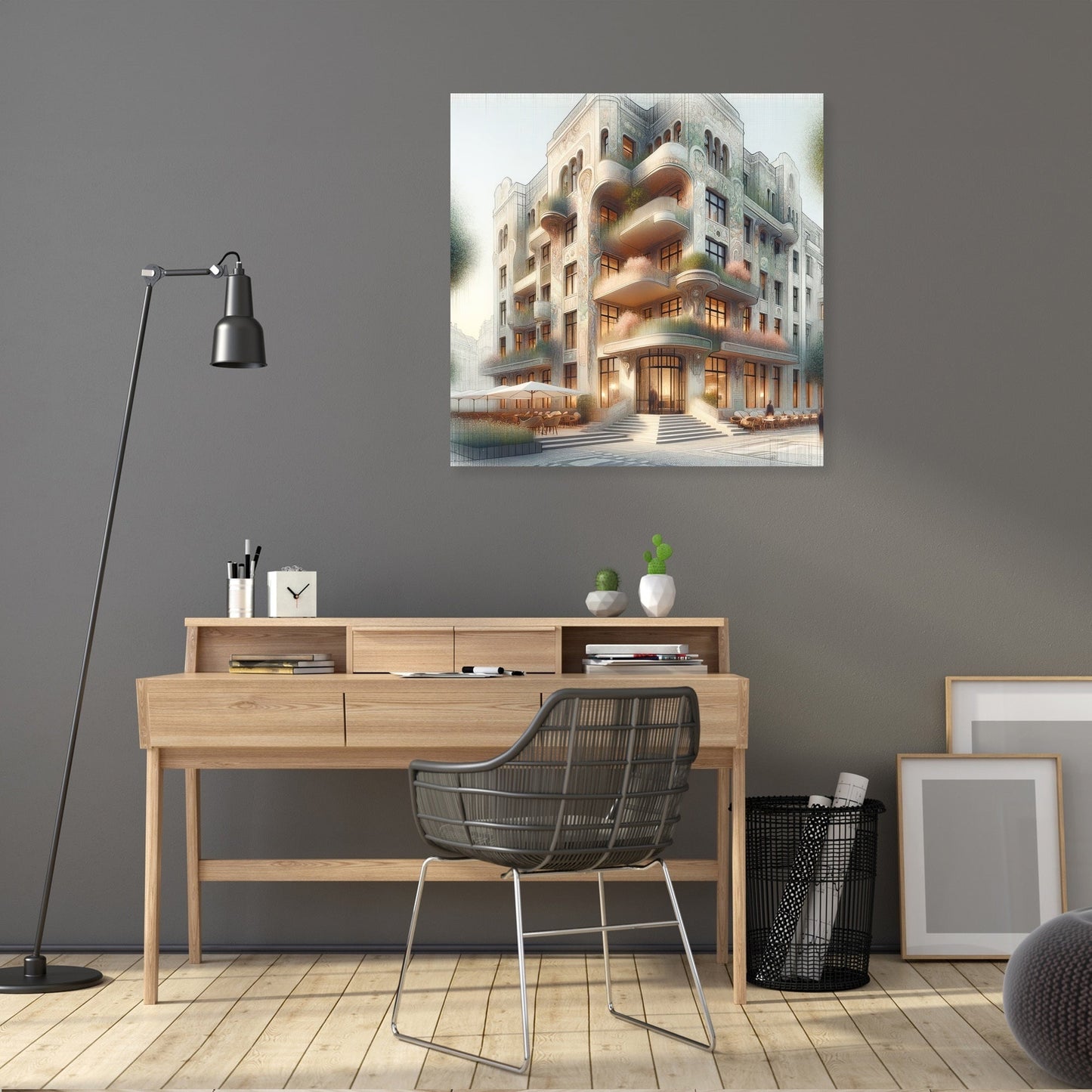Art Nouveau Harmony Canvas