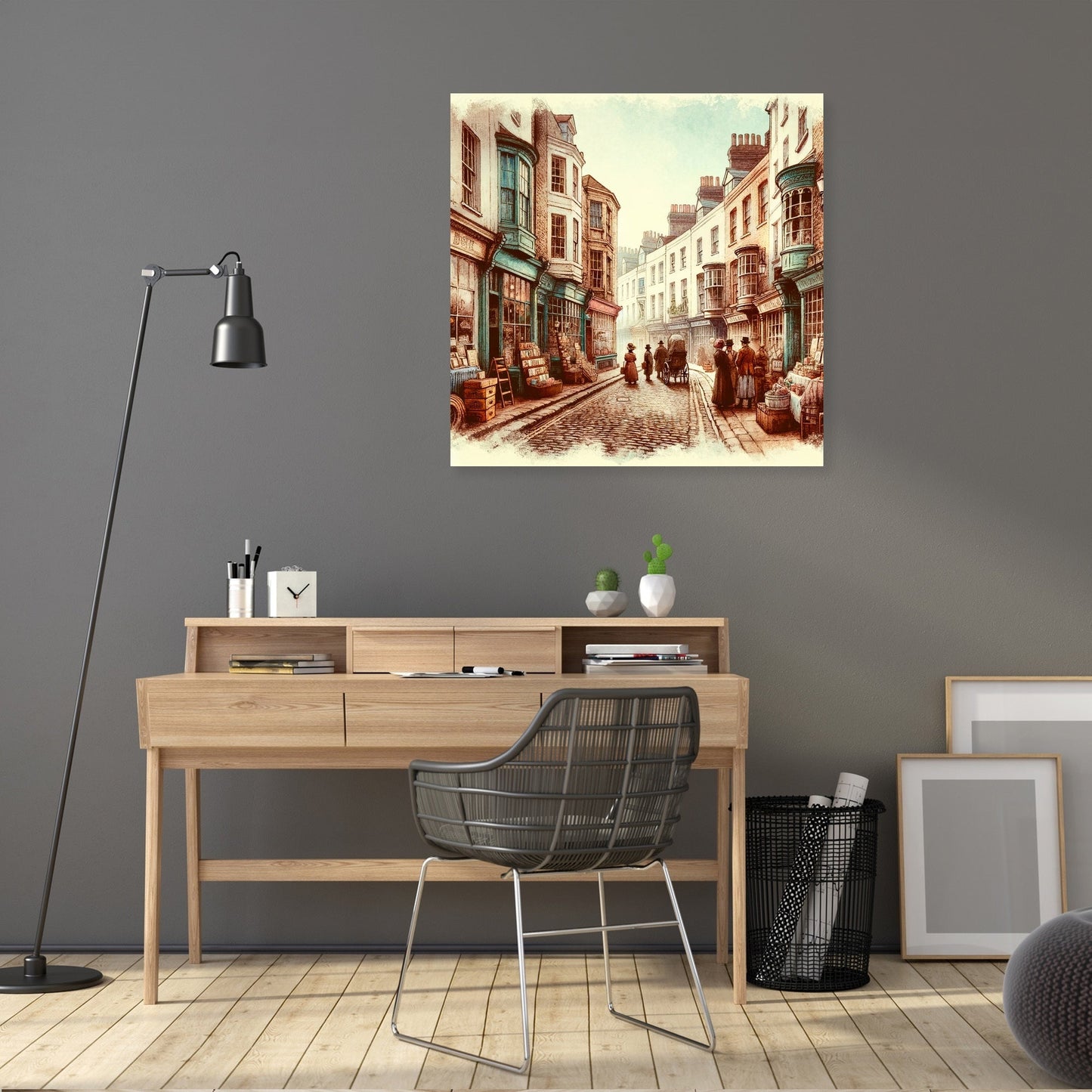 Vintage Lanes of Brighton Canvas