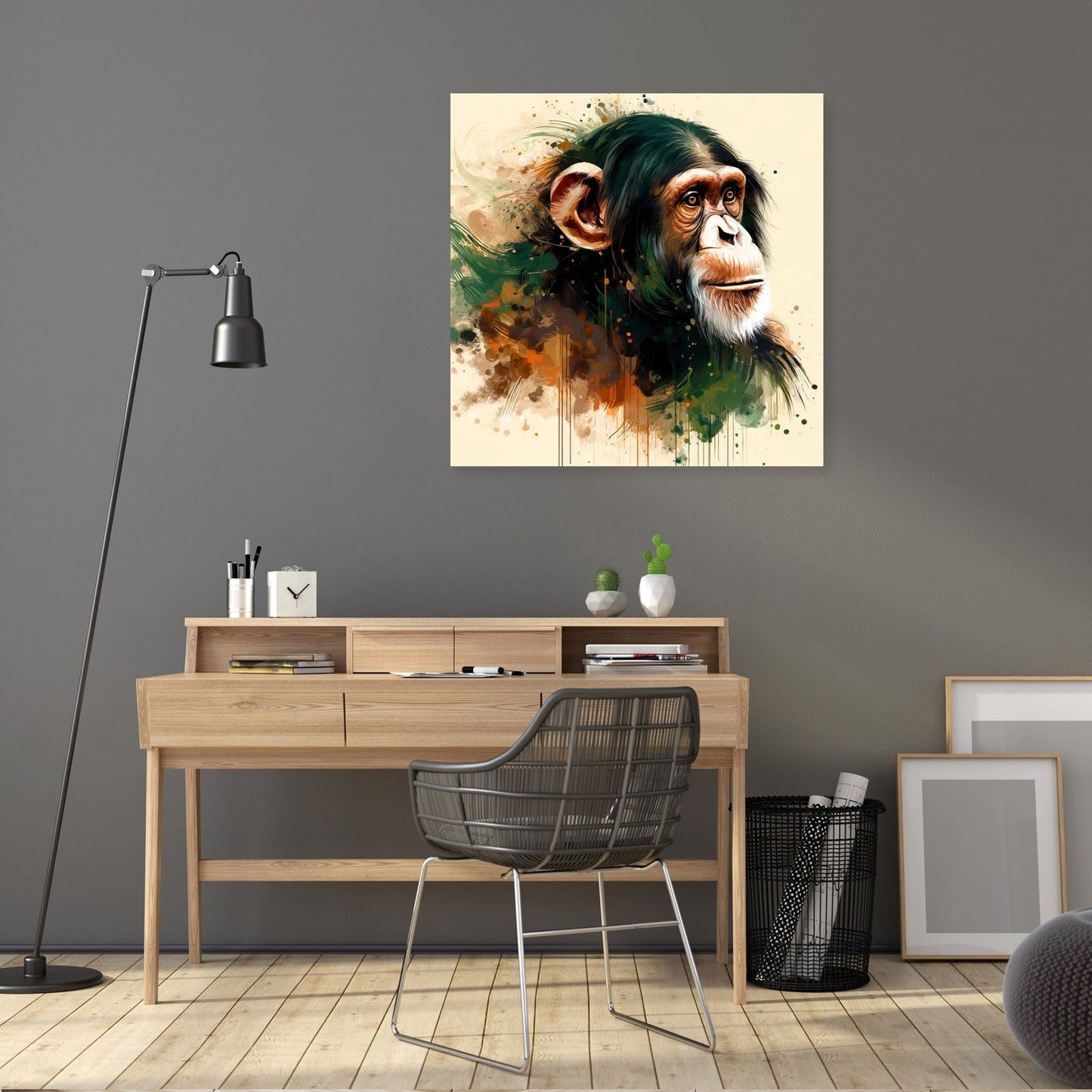 Elegant Chimpanzee Canvas